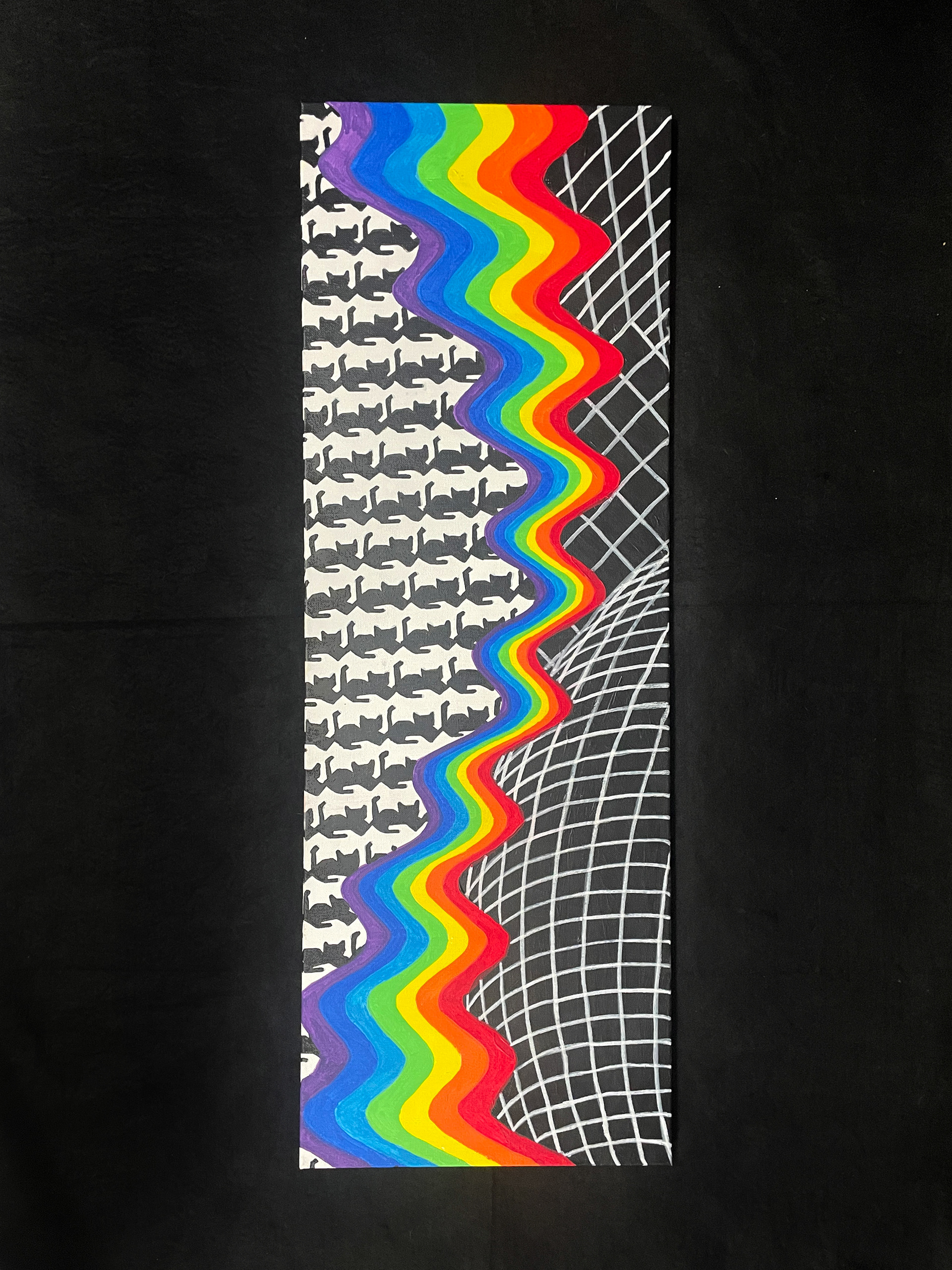 "Enthalpy" 12x36 -  acrylics on canvas (Available)