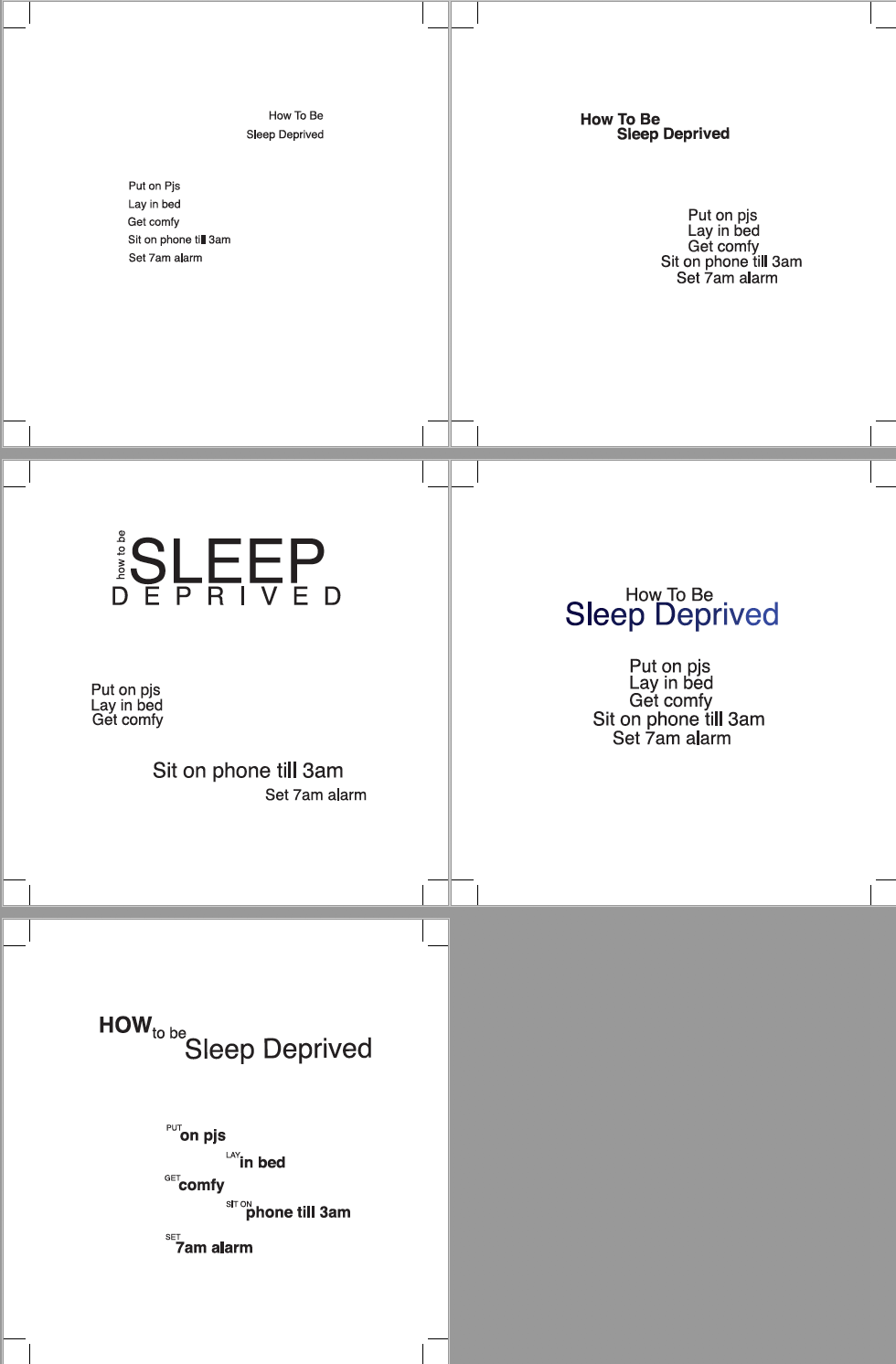 Typographic Class 2020