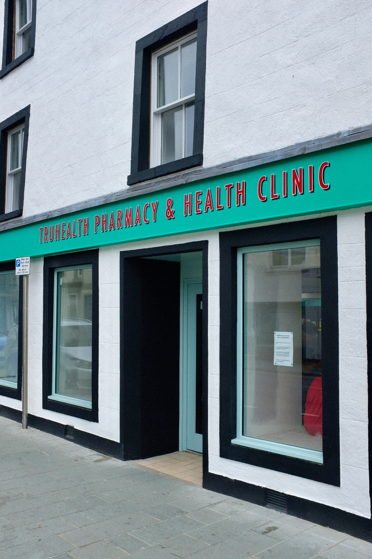 Hand painted shopfronts for The Crawfords' Group/HES