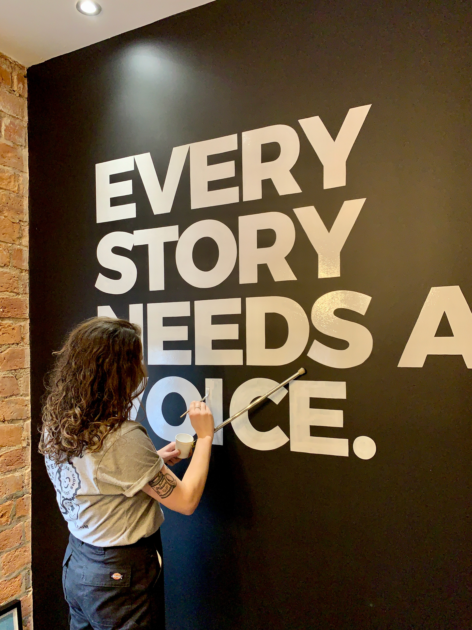 Motto mural for Big Mouth Audio