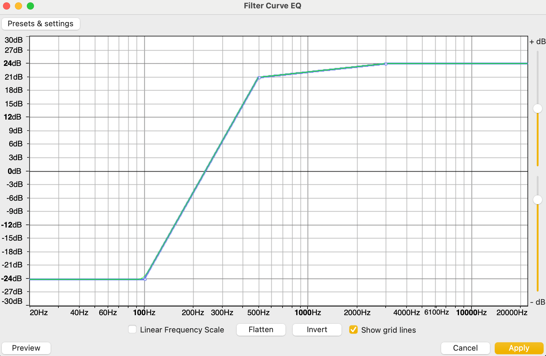 Filter EQ Effect Stats