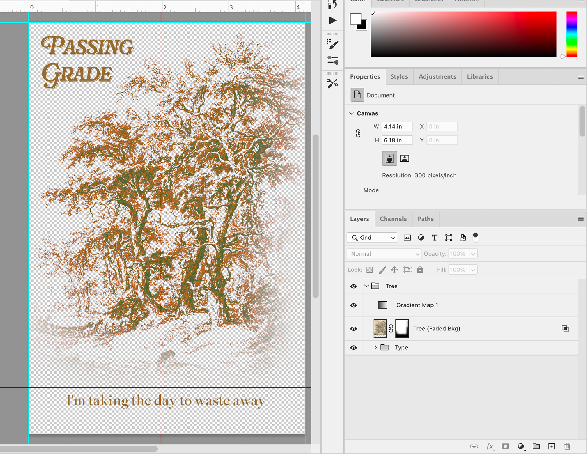 Typography and Fade Effect
