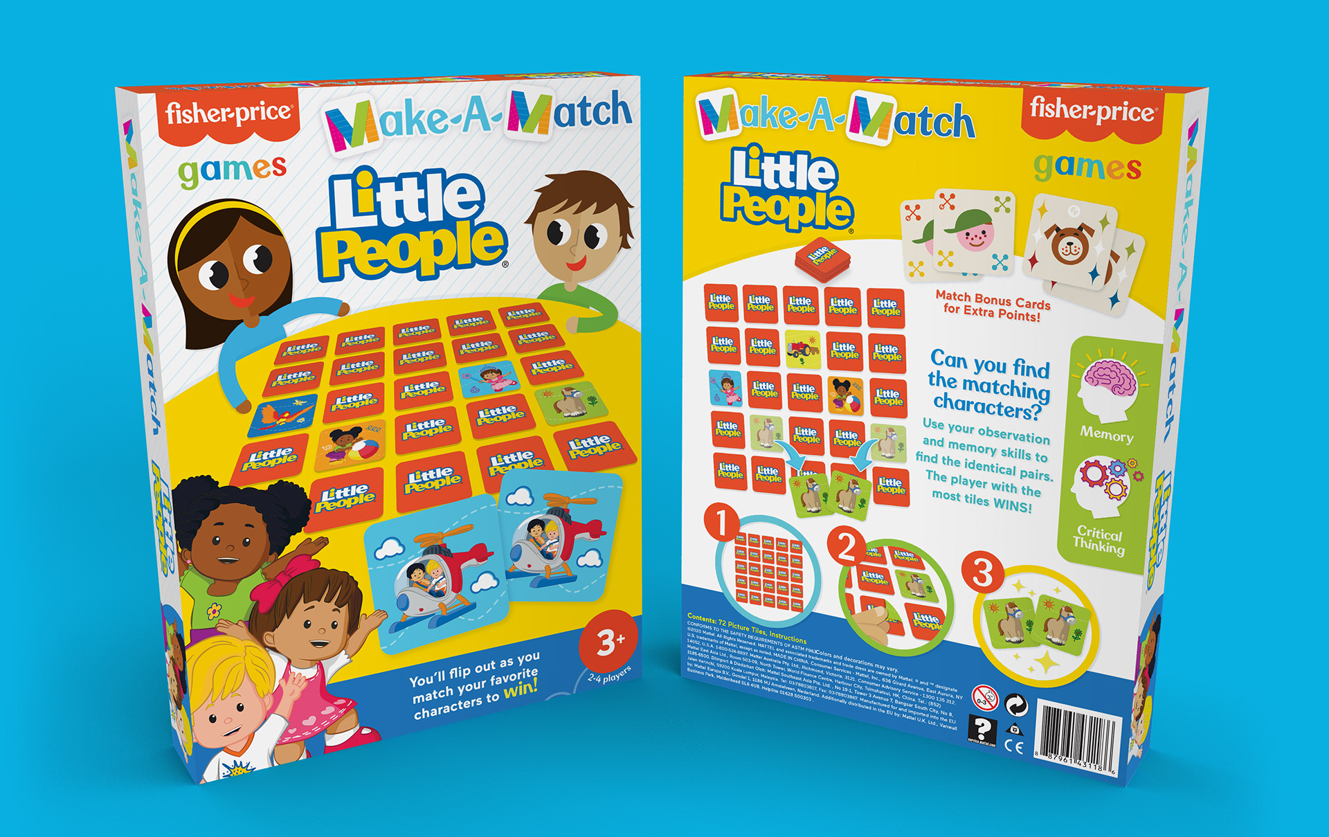 Make-A-Match Little People Card Game 