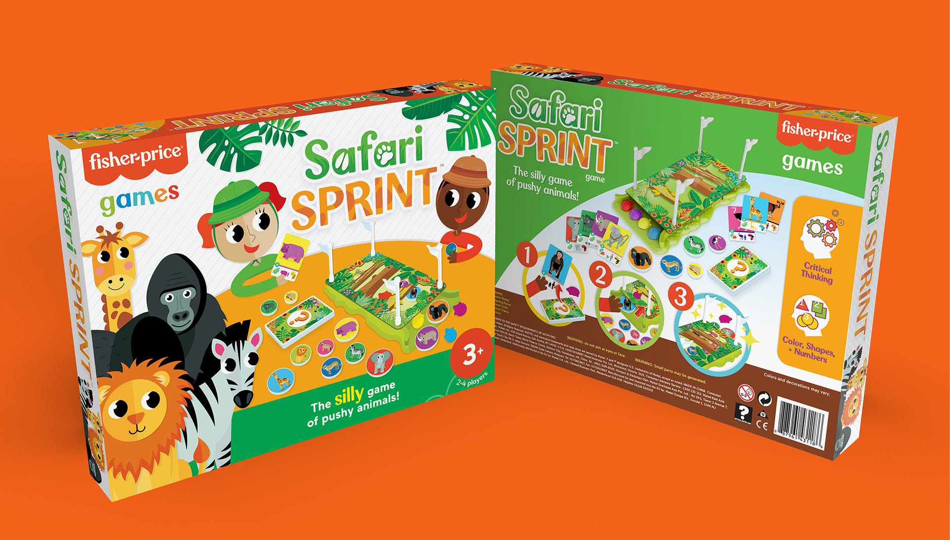  Mattel Games Safari Sprint Fisher-Price Kids Pre