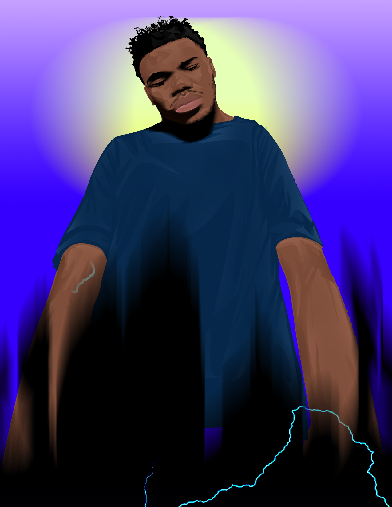 baby keem art orange soda the melodic blue pglang kendrick lamar art by 9th maestro