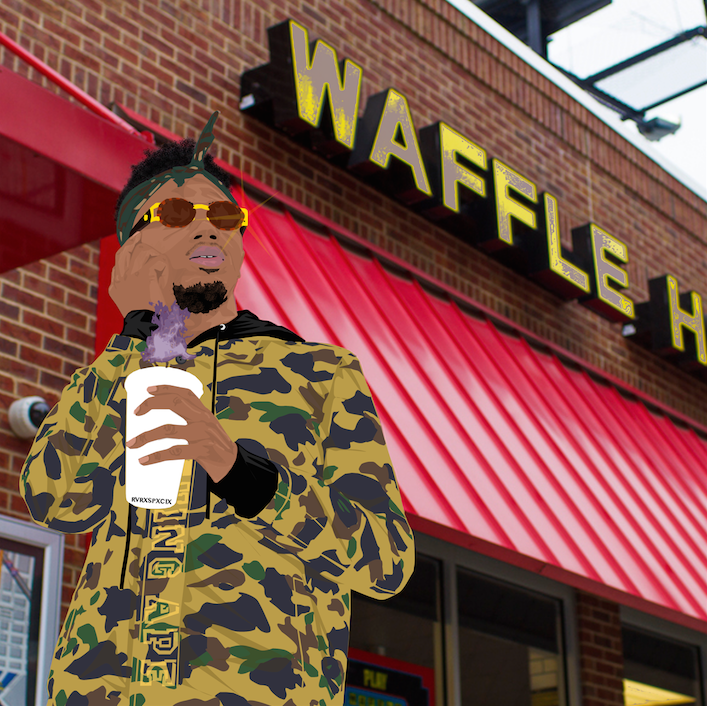 Metro Boomin at Waffle House
