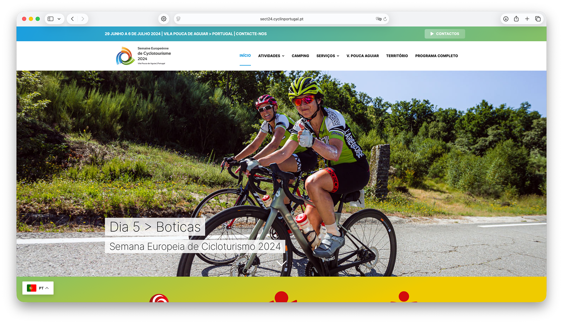 Semana Europeia de Cicloturismo - sect24.cyclinportugal.pt