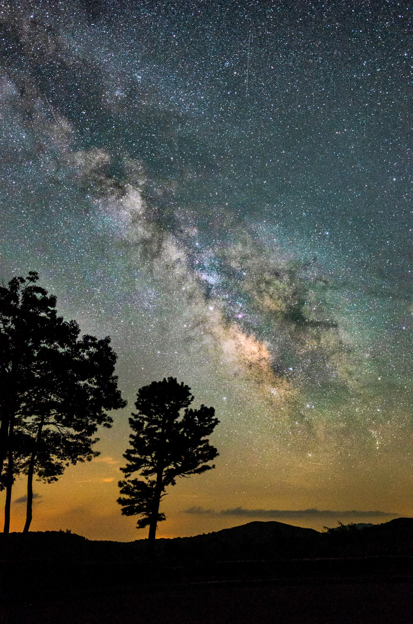 Milky Way over Skyline Drive