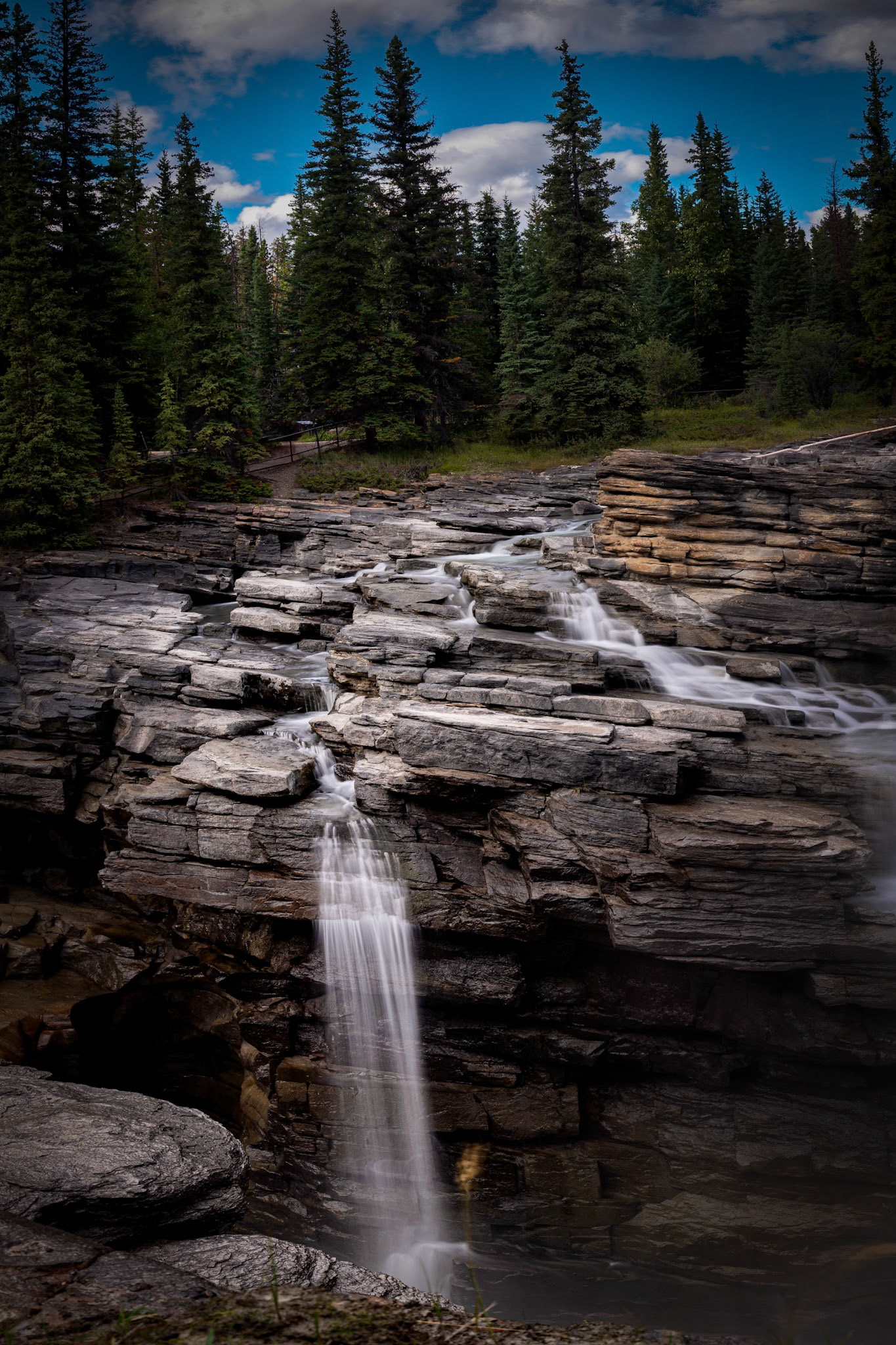 Delicate Athabasca Falls