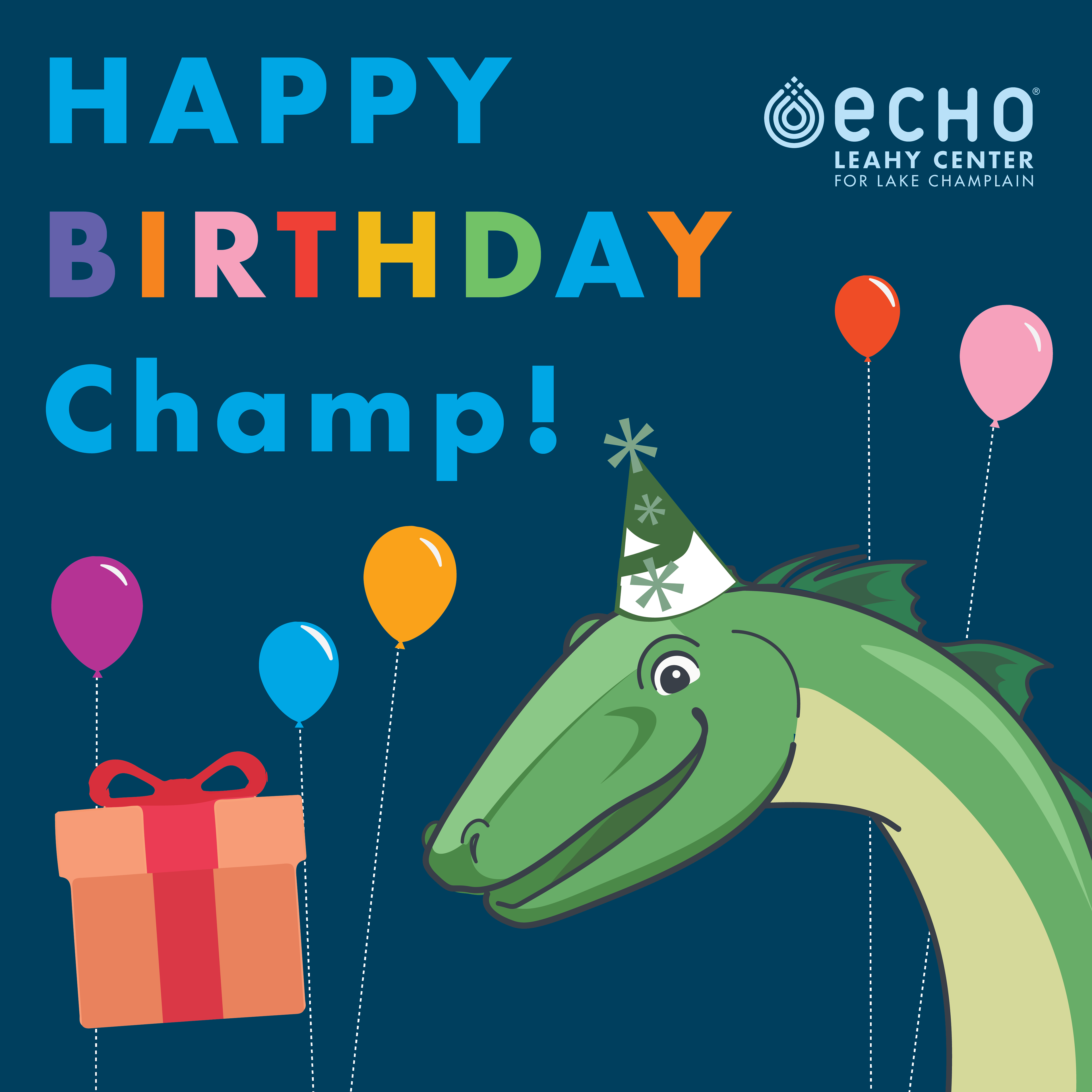 Social media post honoring Champ's birthday