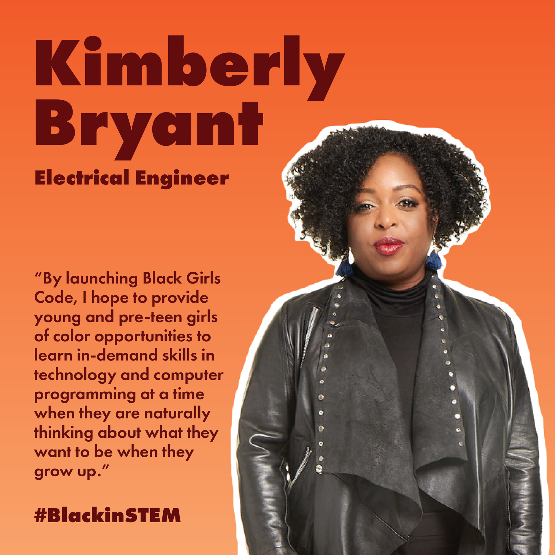 The idea for the #BlackInSTEM Campaign was inspired by the pre-existing hashtag already circulating in the STEM social media community. The goal was to highlight Black individuals working under the umbrella of STEM to provide much needed representation for the younger generations of STEM enthusiasts. The posts were spread out daily throughout the week leading up to Juneteenth.