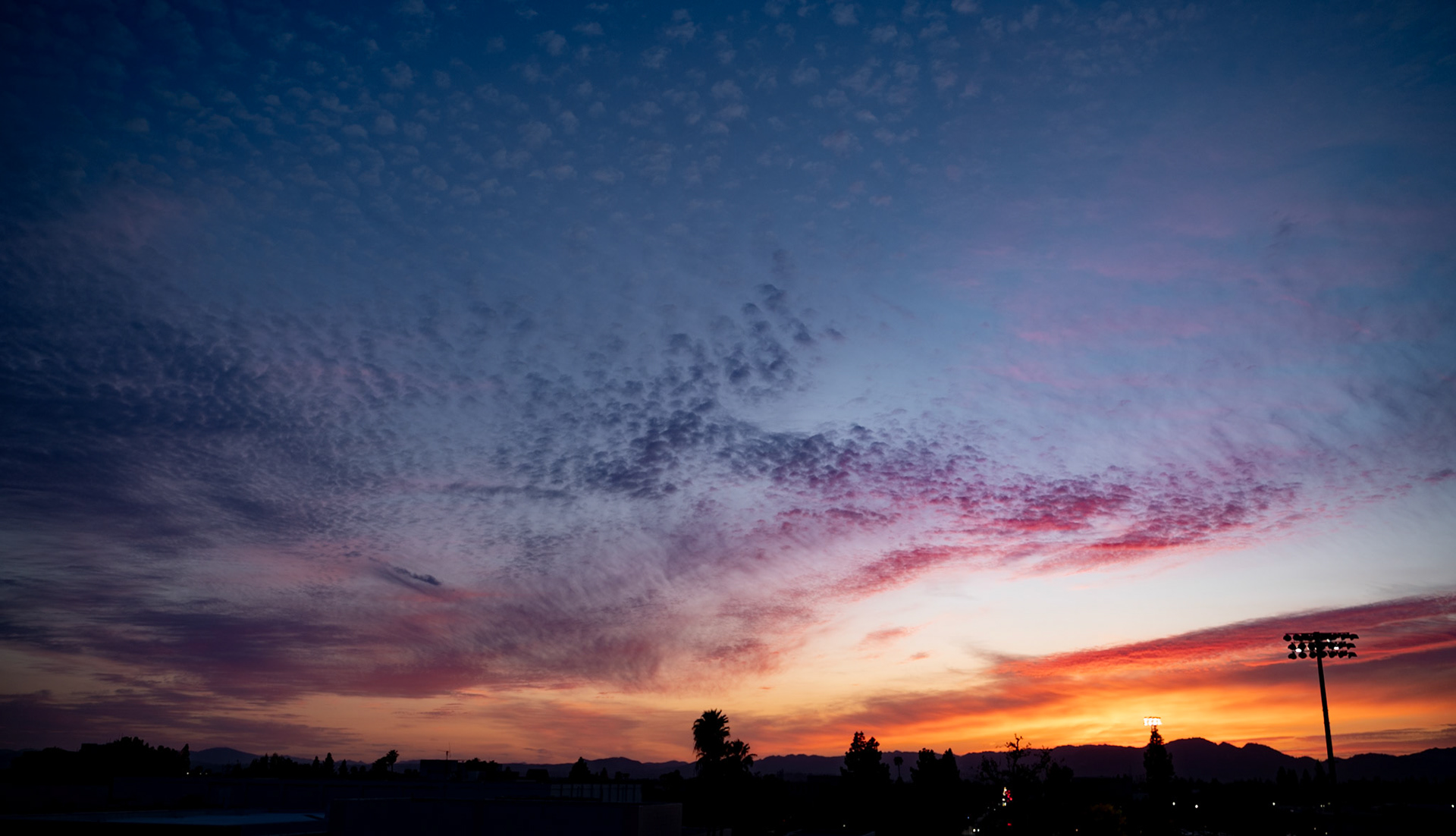 03/27/24 Sunset from CSUN Parking Lot