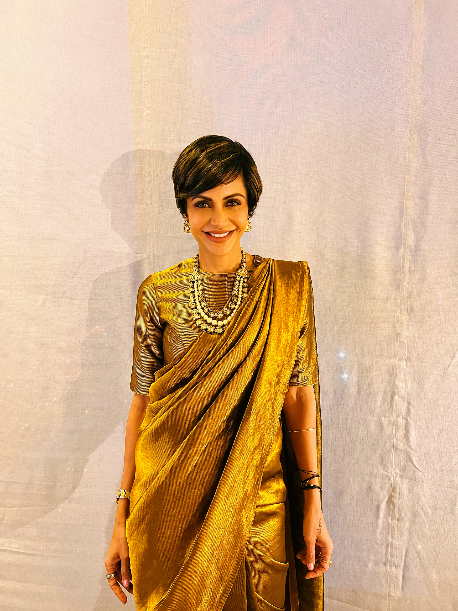 Makeup & Hair for Mandira Bedi for Large Short Film Event.