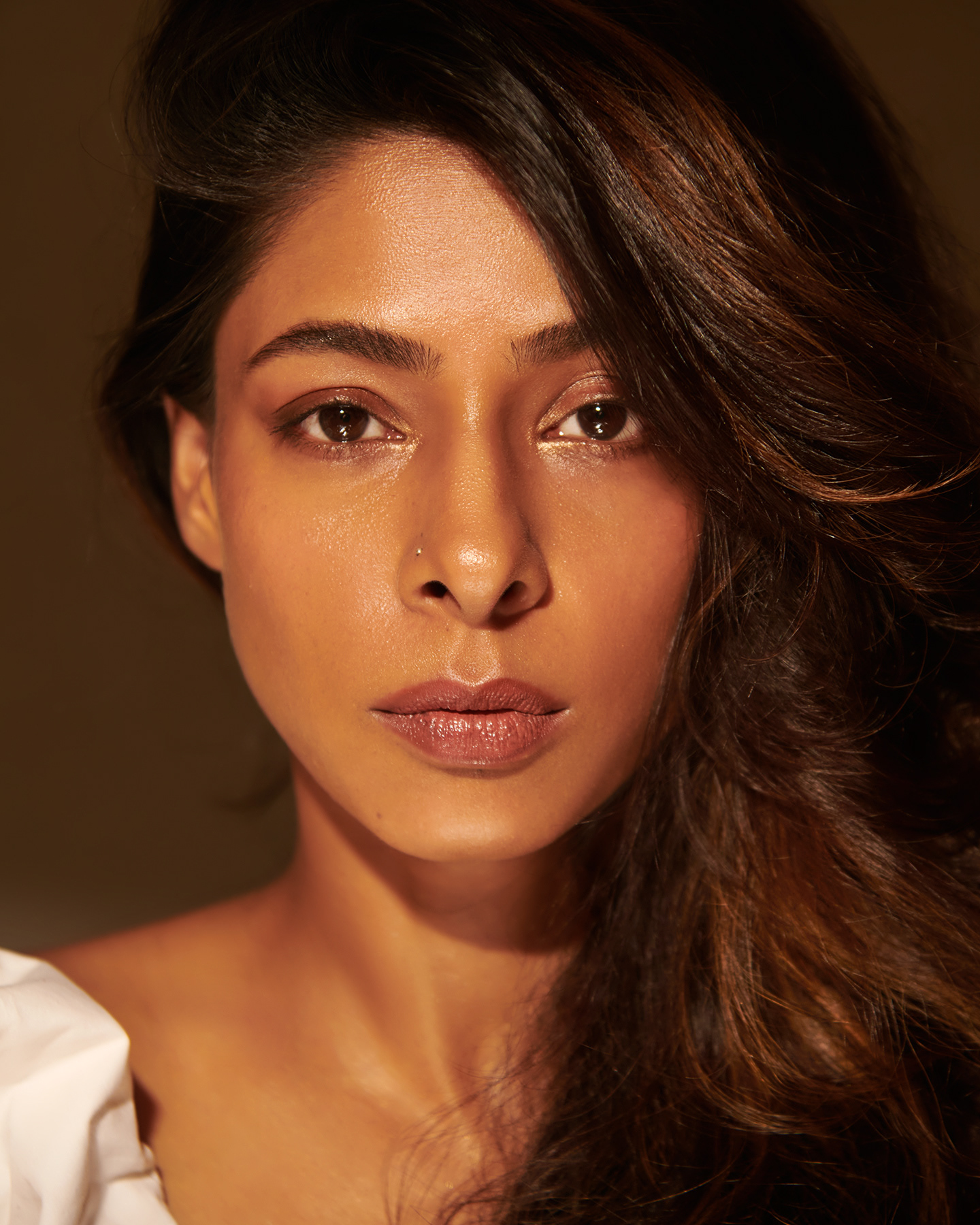 Makeup & Hair for Sugandha Garg for a photoshoot.