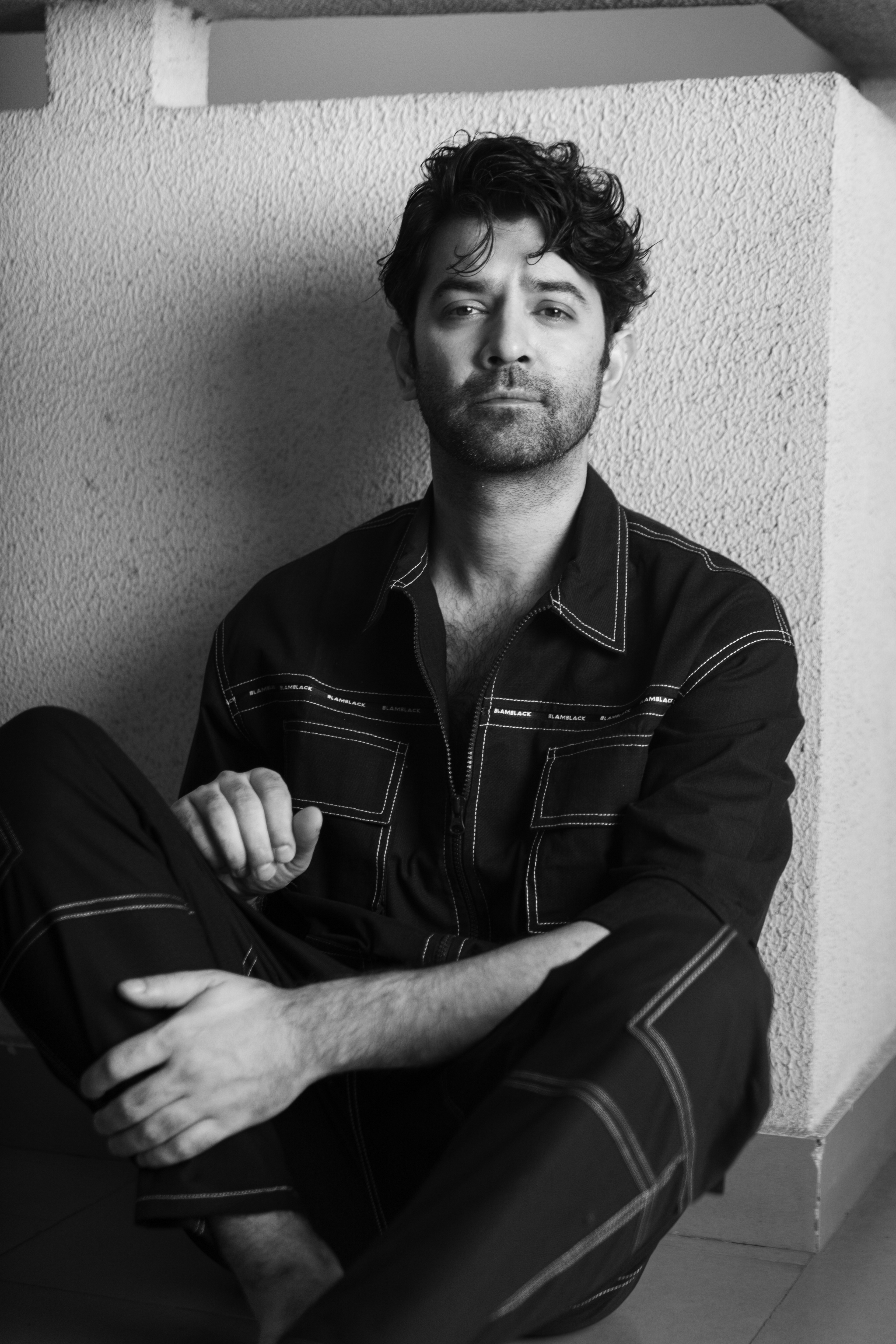 Makeup &Hair Barun Sobti for a photoshoot.