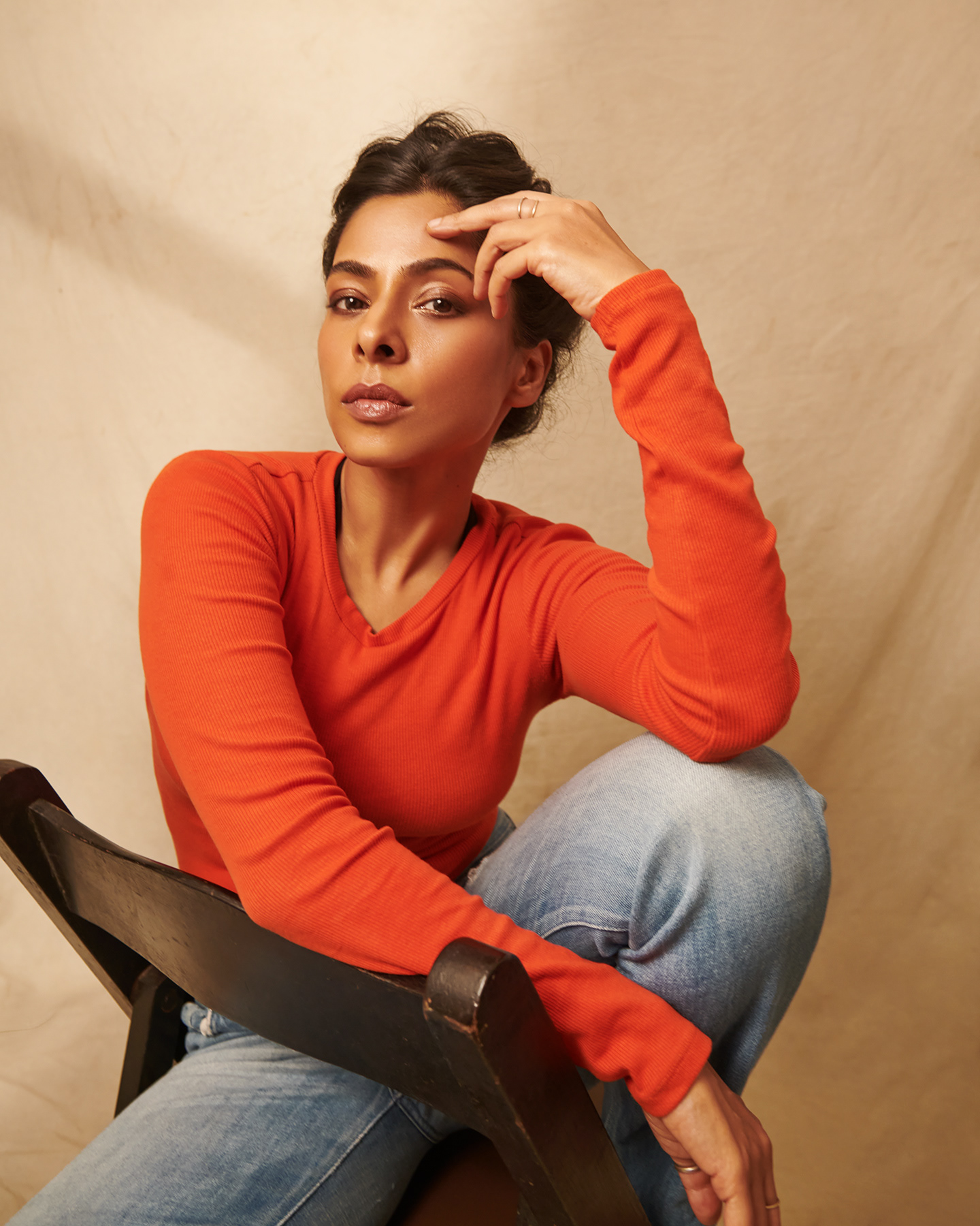 Makeup & Hair for Sugandha Garg for a photoshoot.