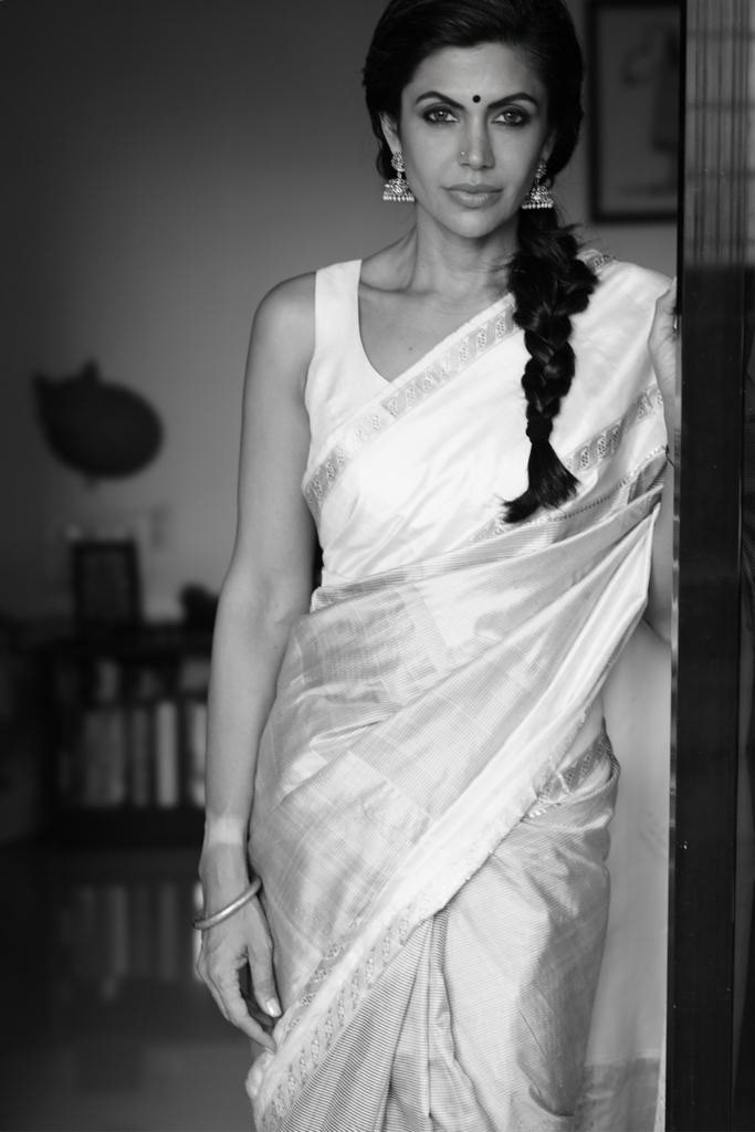 Makeup & Hair for Mandira Bedi for a photoshoot.