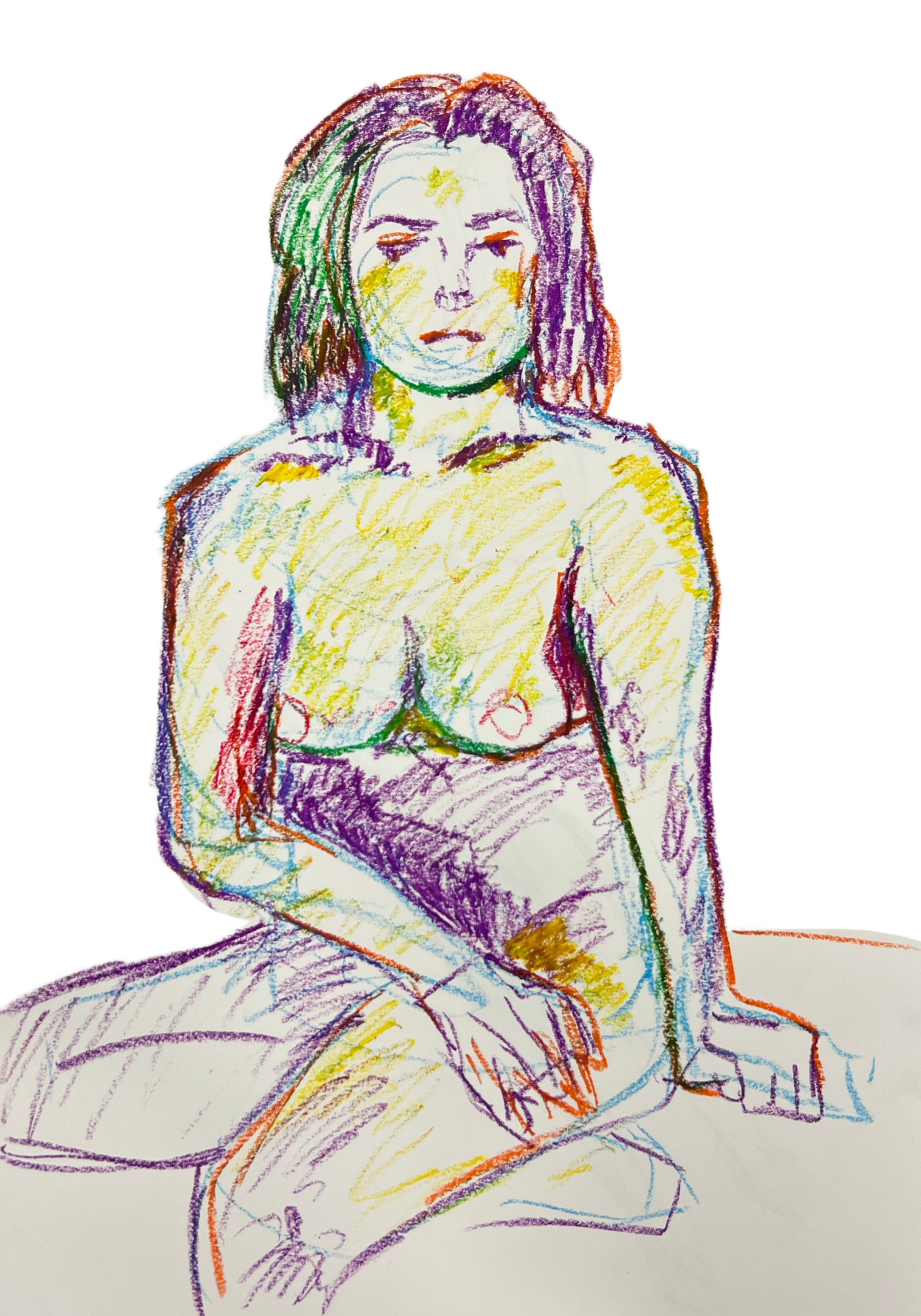 15 minute sketch / pastels