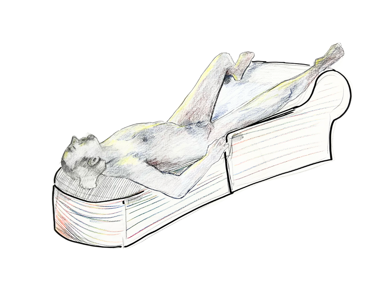 45 minute sketch / graphite, color pencil, marker