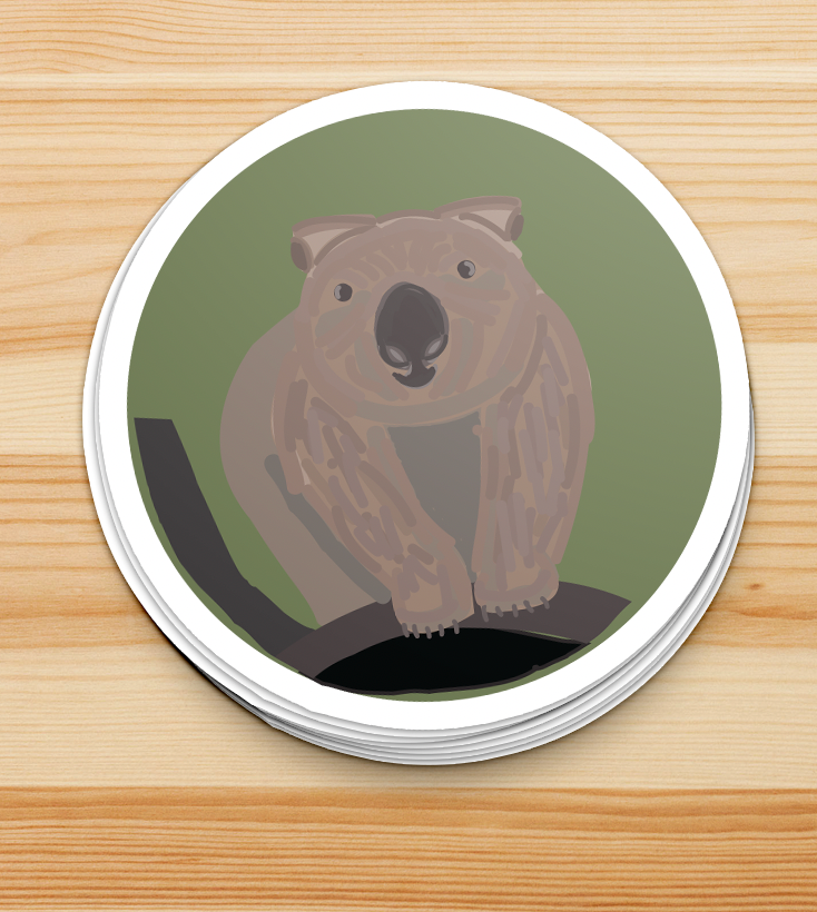Wombat Sticker