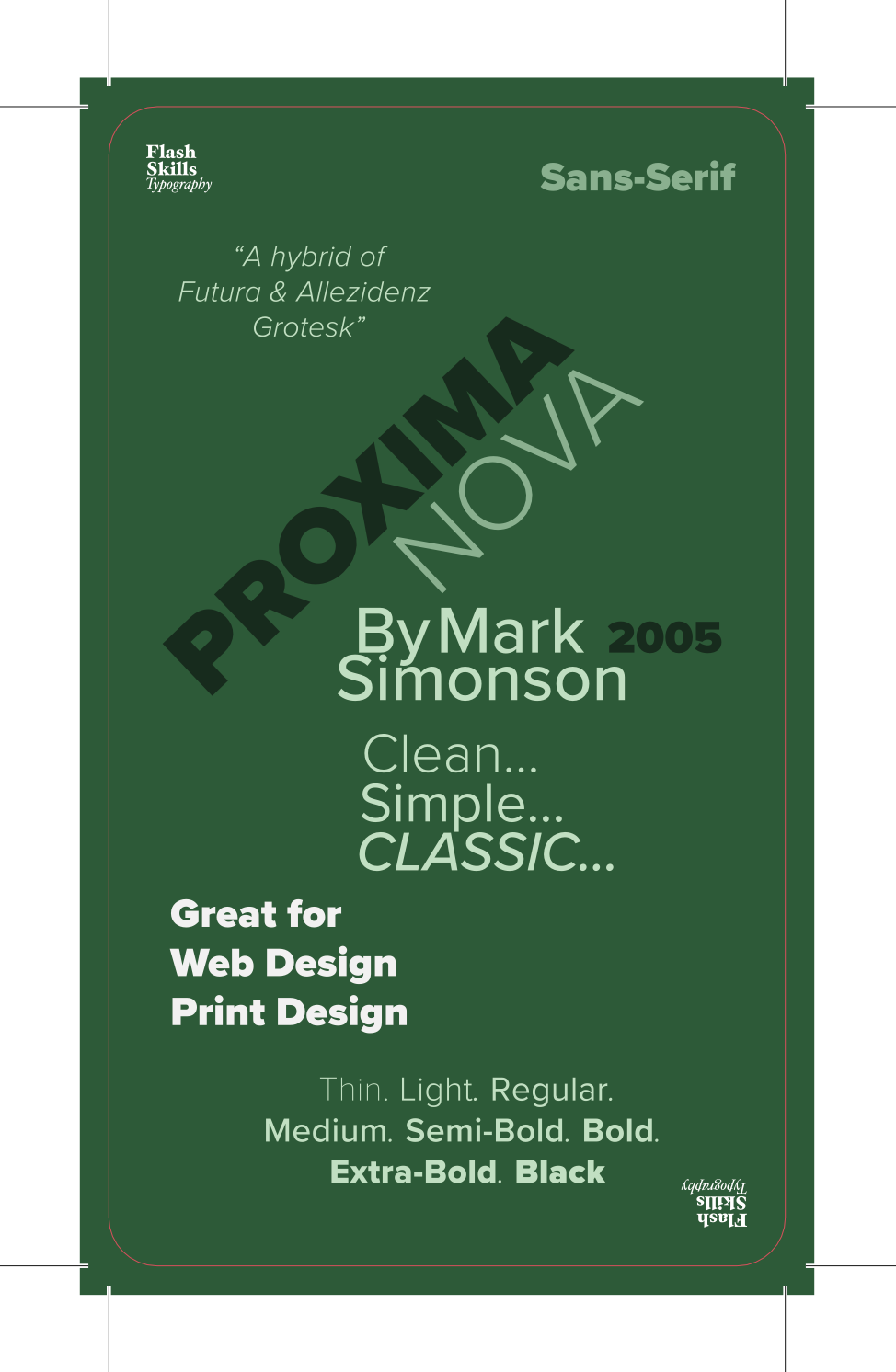 Proxima Nova Information Side