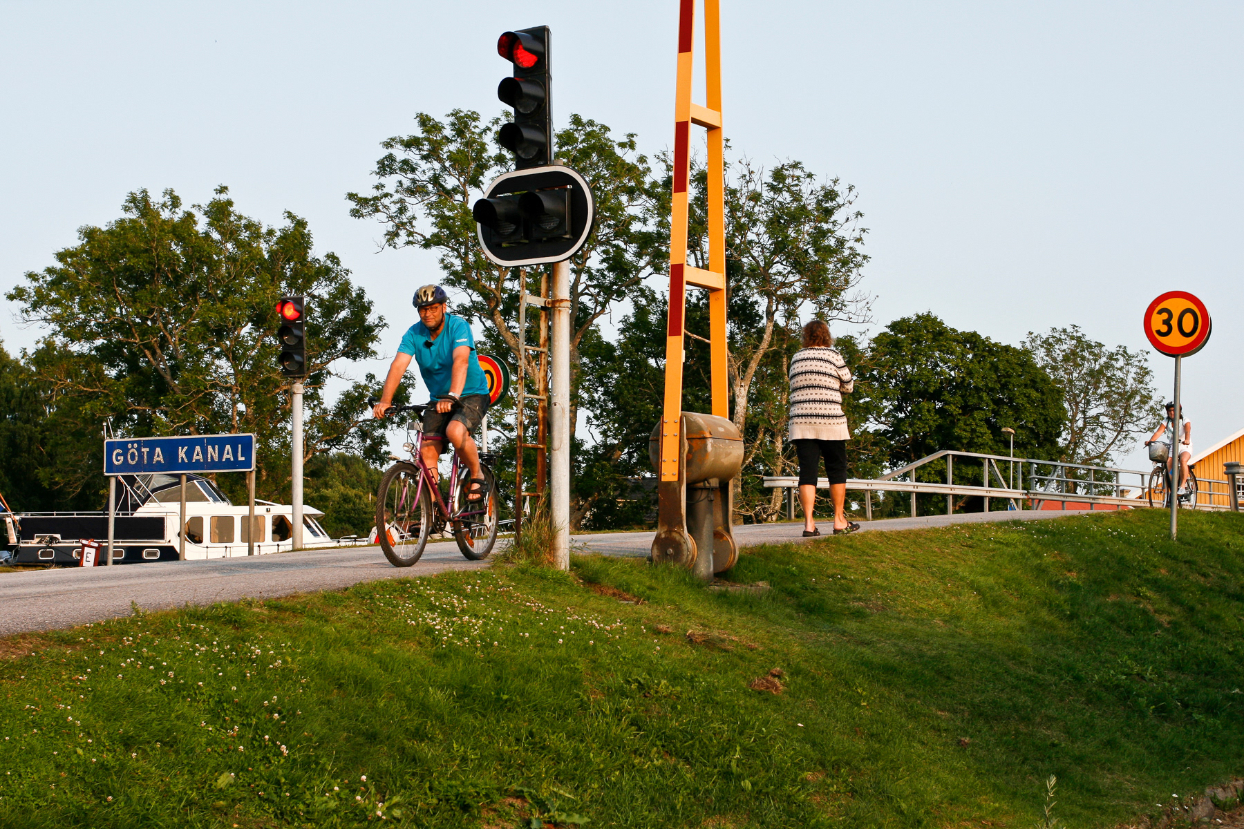 A bridge across the Canal near Motala, July 2013.