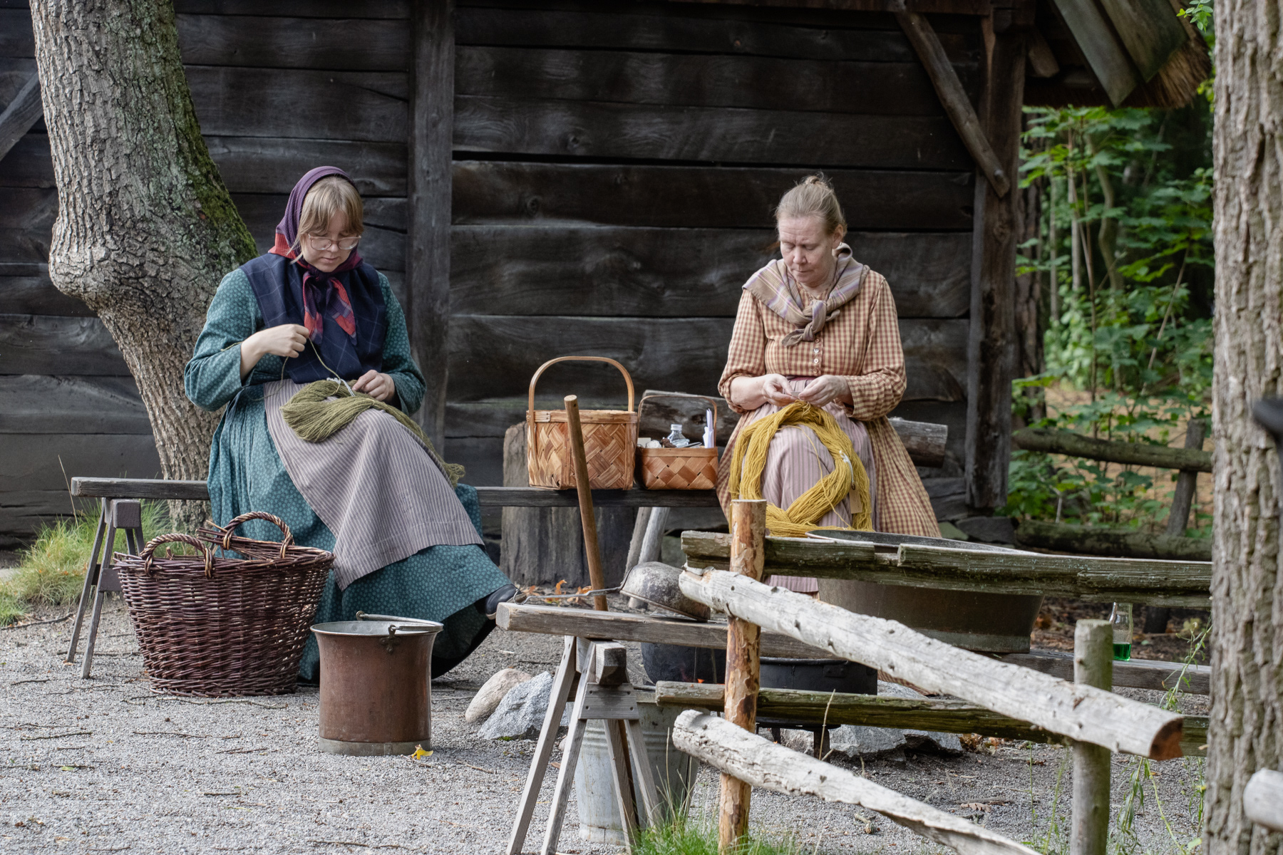 Hand work at Skansen, September 2025.