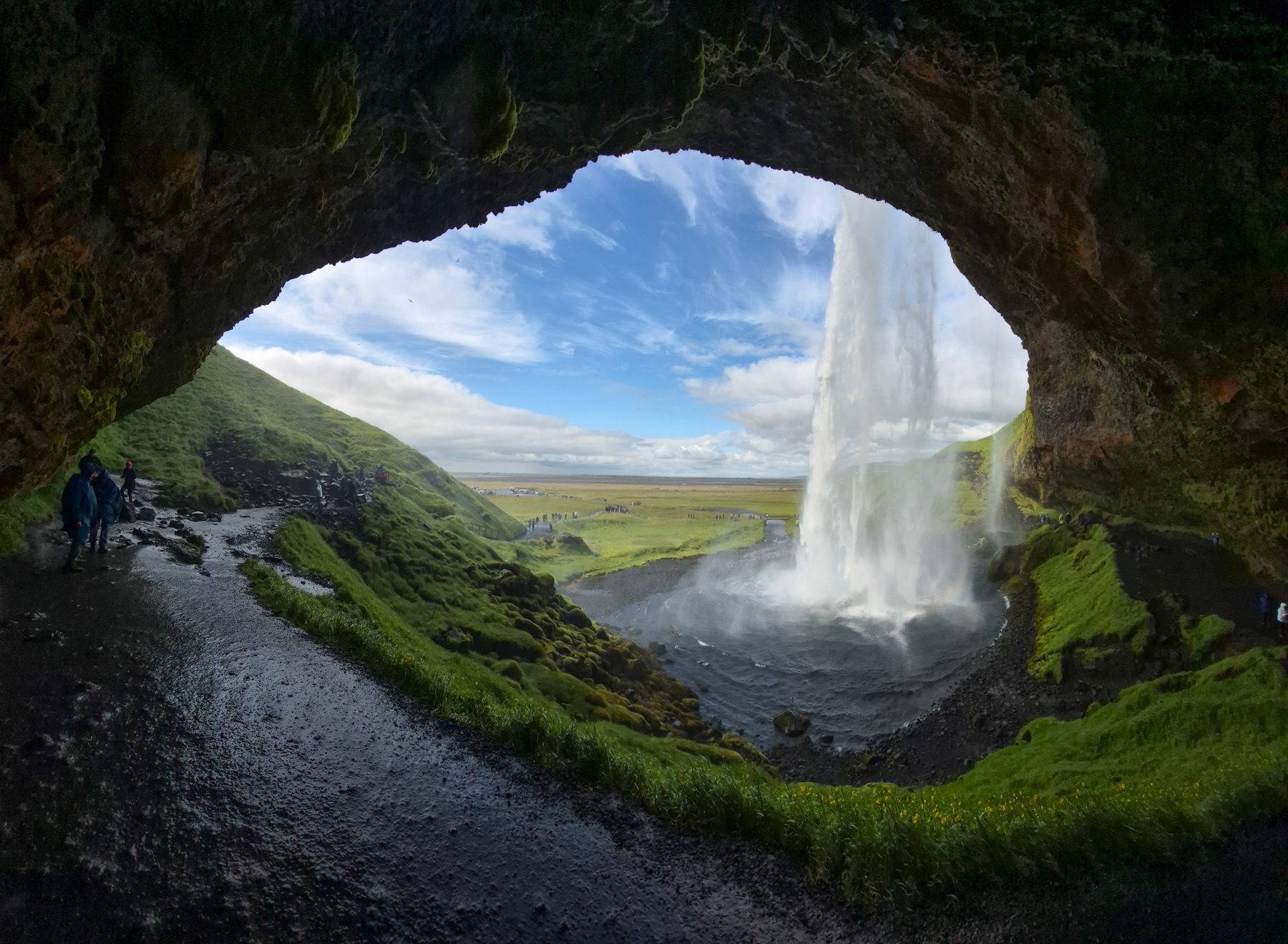 Seljalandsfoss waterfall, Iceland, July 2025