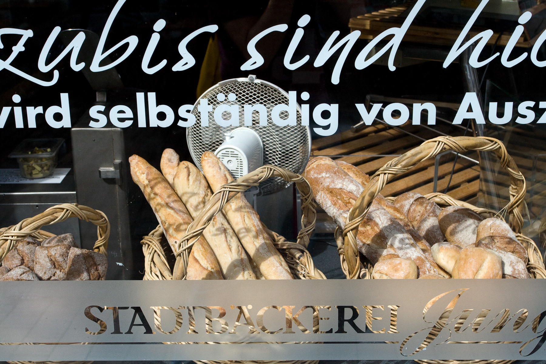 At the local bakery.