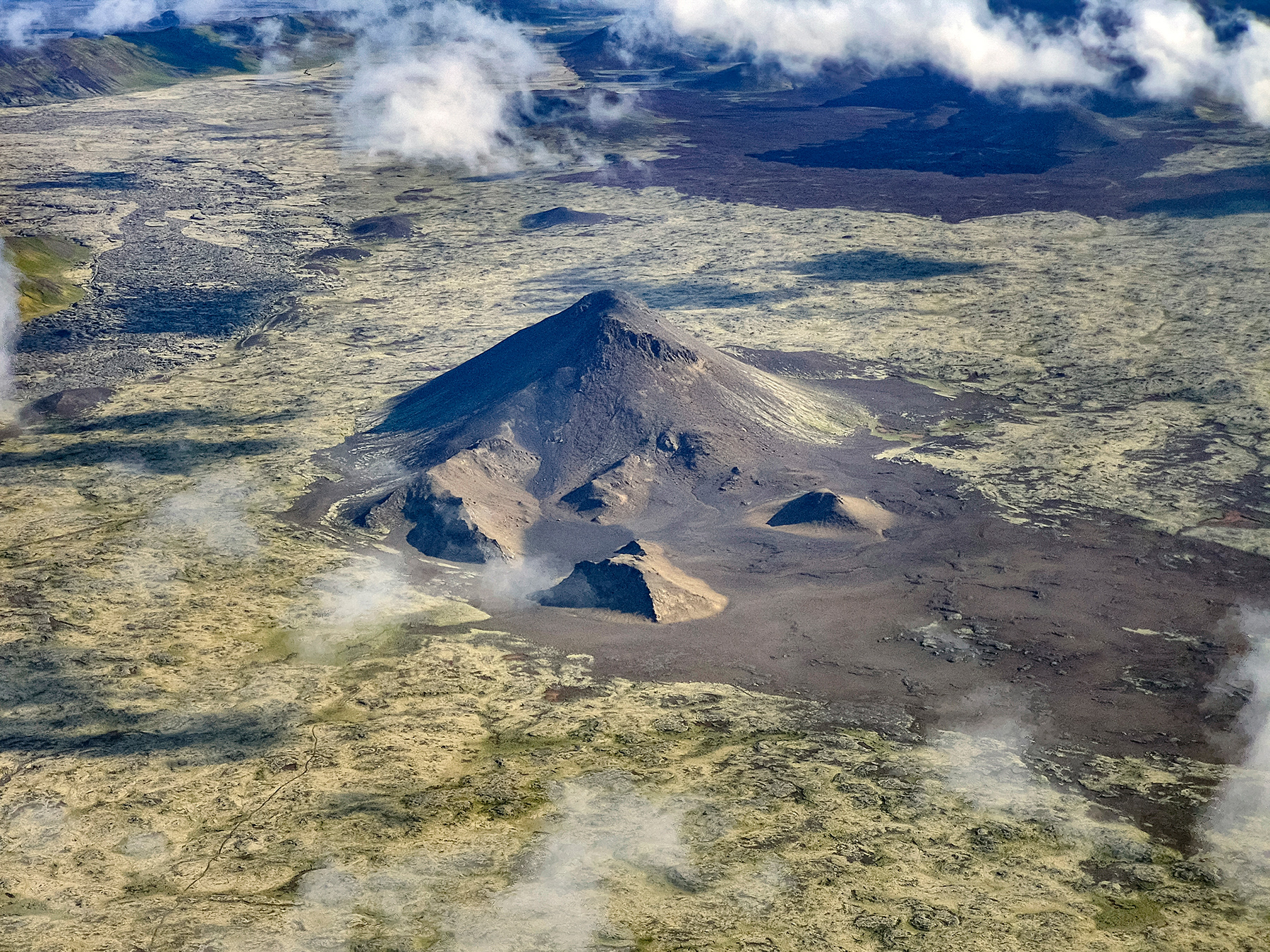 The Keilir Mound on the Reykjanes Penisula (Suðurnes), Iceland