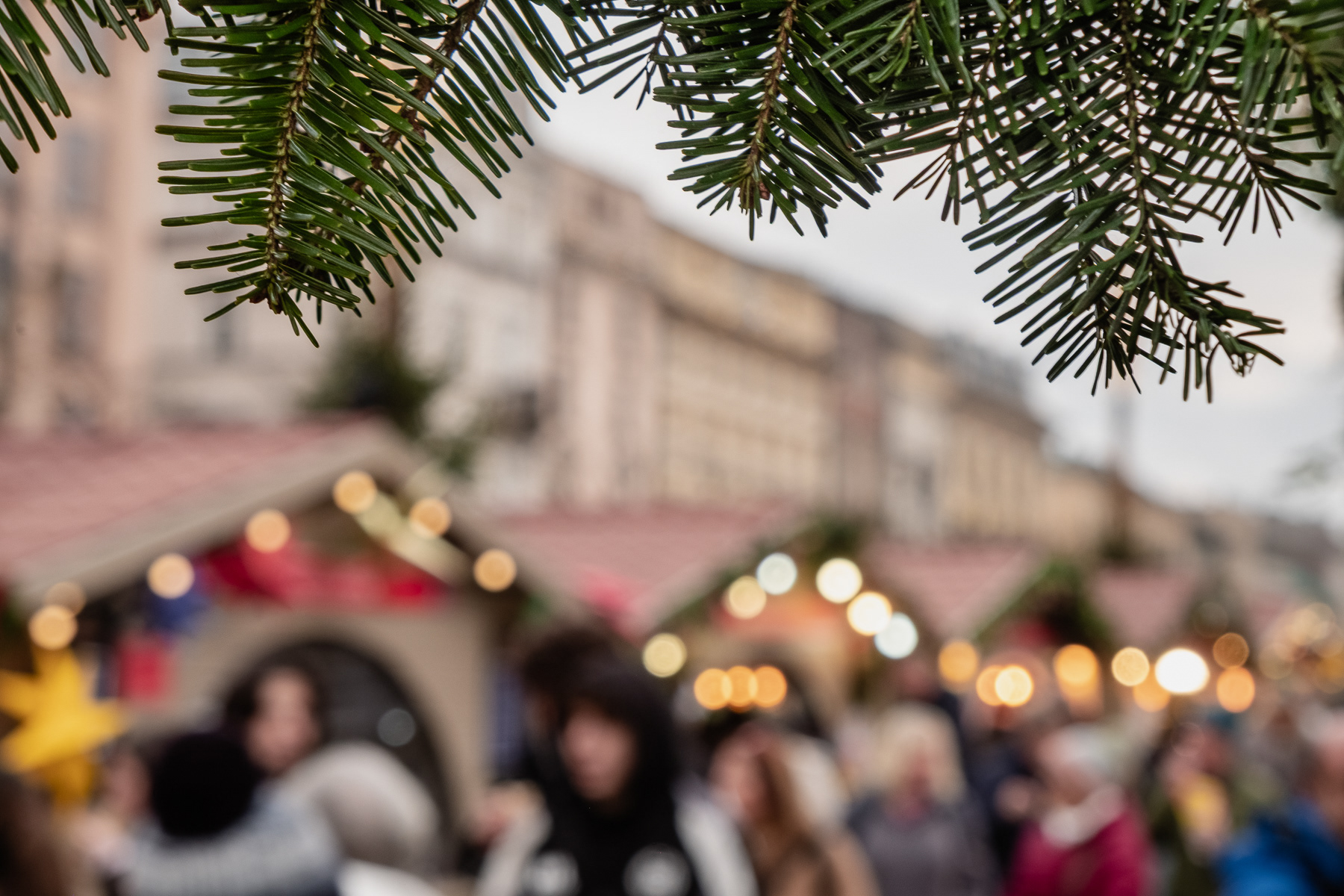 At the Christmas Market on Main Square (Rynek), December 2025.