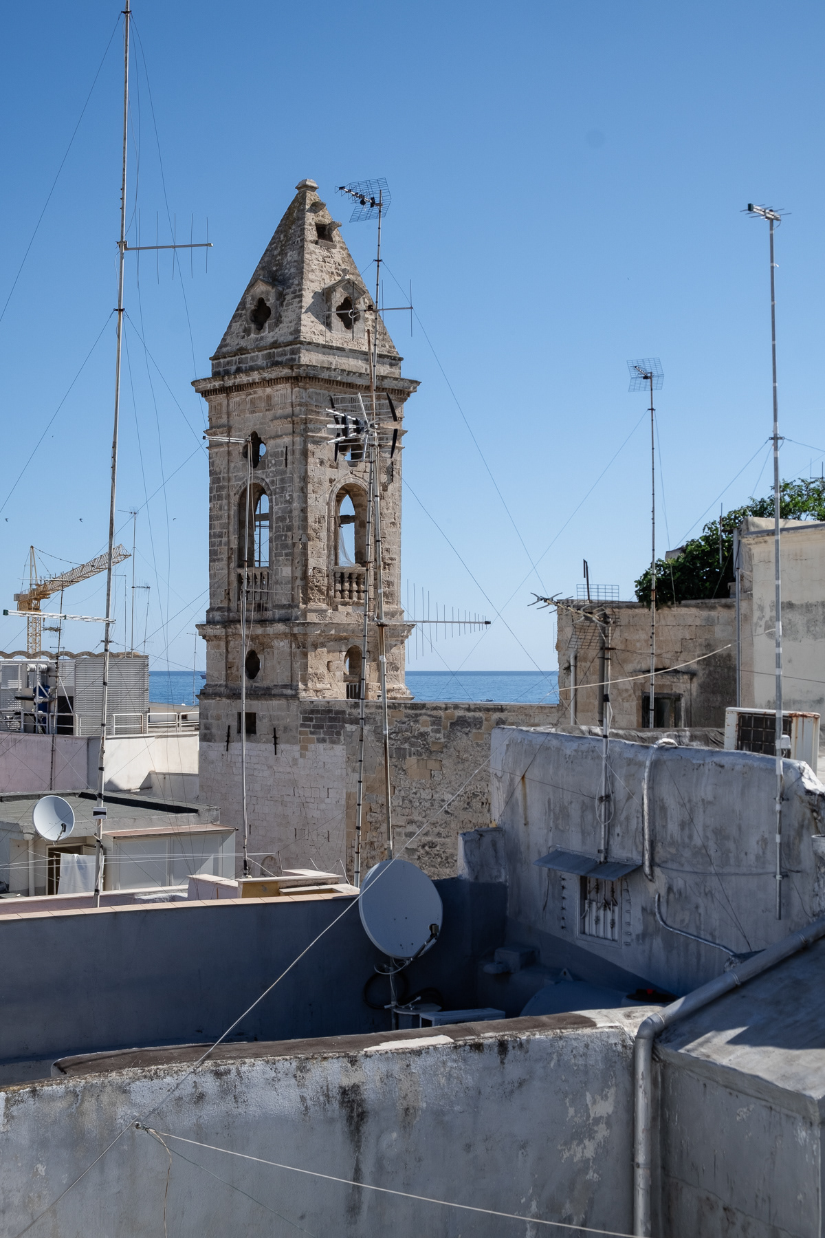 The rooftops of the old town of Bari.