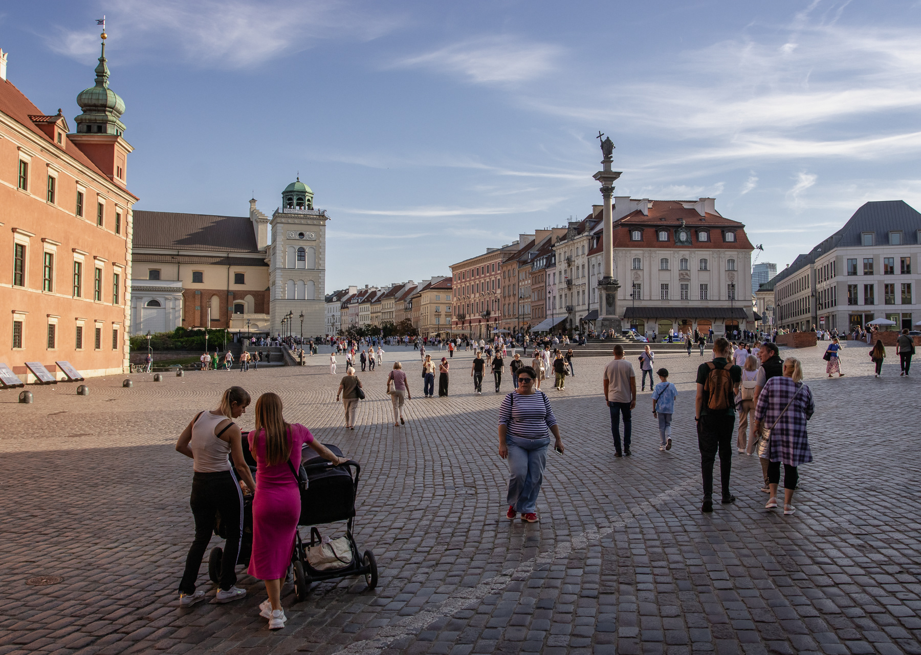 Plac Zamkowy, or Castle Square, August 2025.