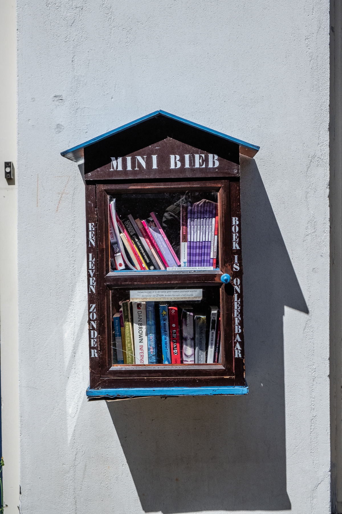 A mini library.