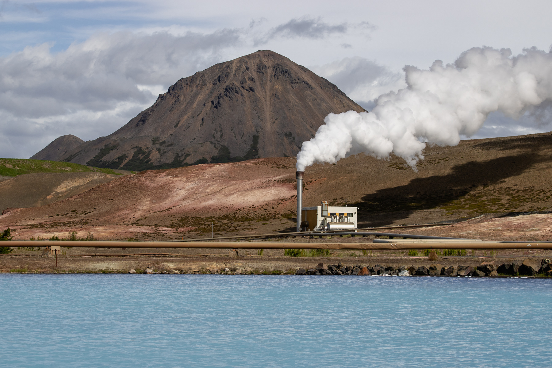 Bjarnarflag Geothermal Power Station, July 2025