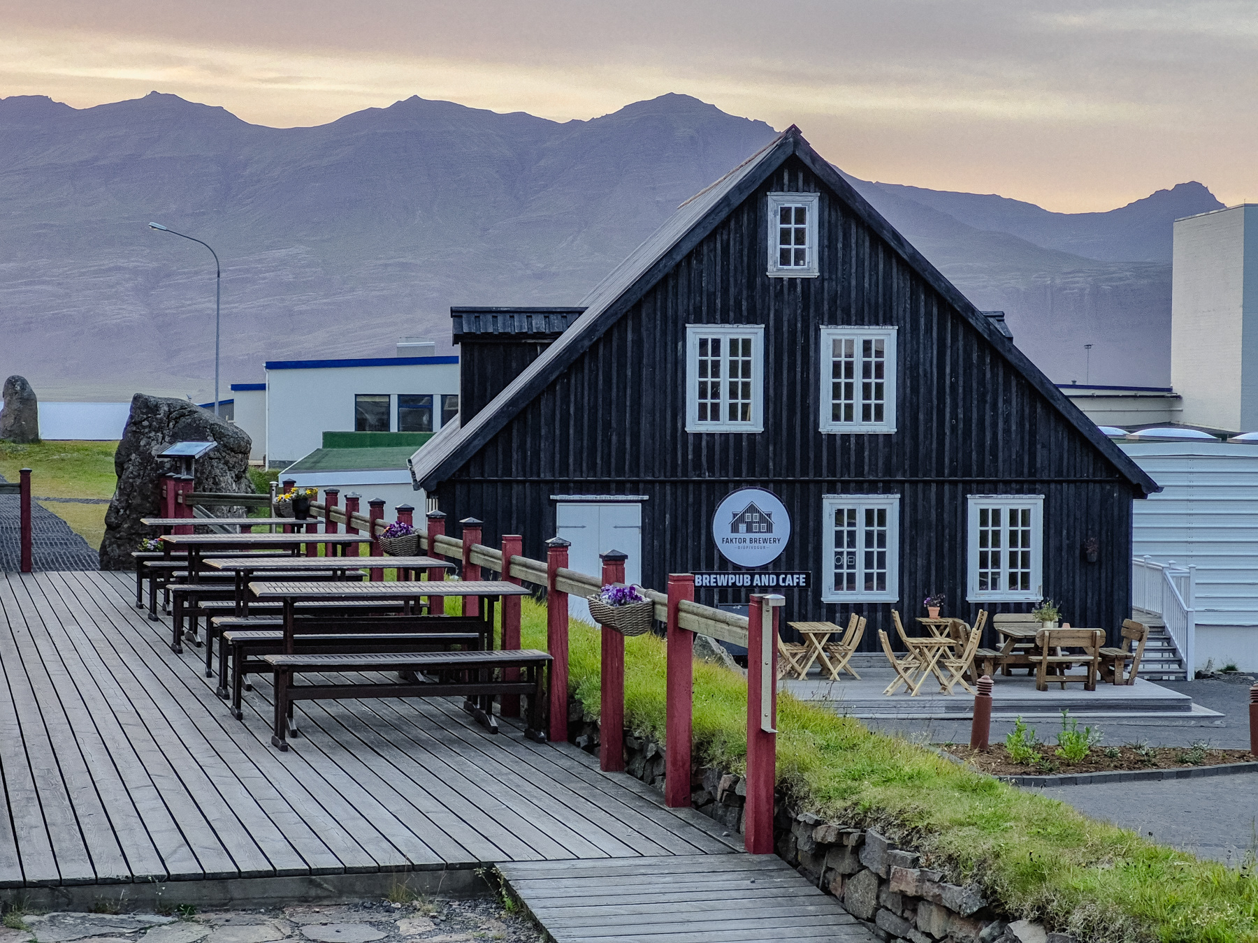 The local pub and restaurant.