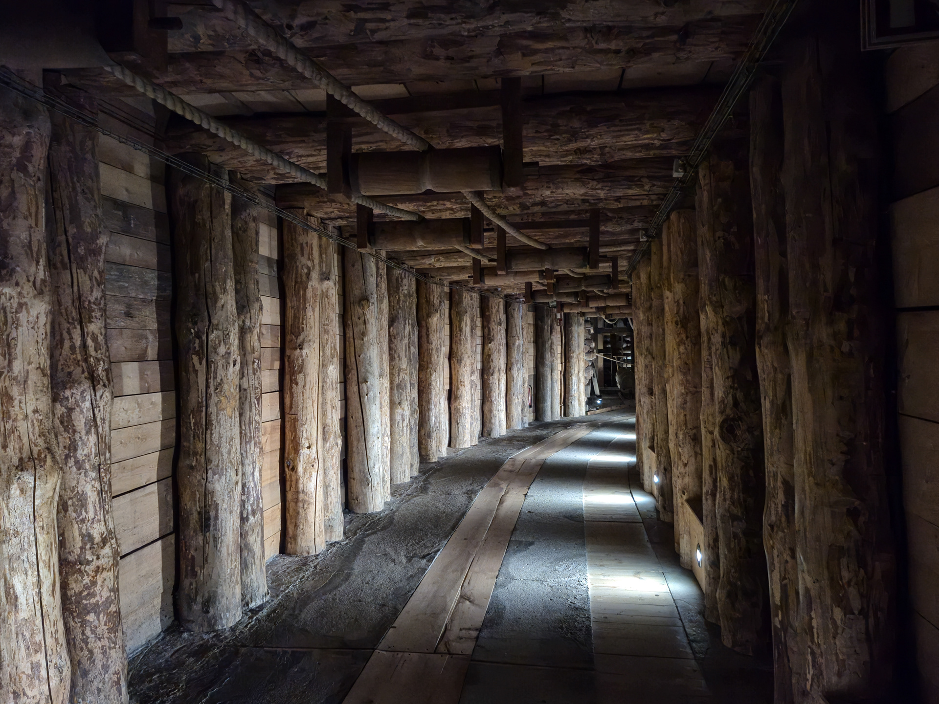 Inside part of the 245 kilometres (152 miles) of tunnels of the Wieliczka Salt Mine, September 2026.