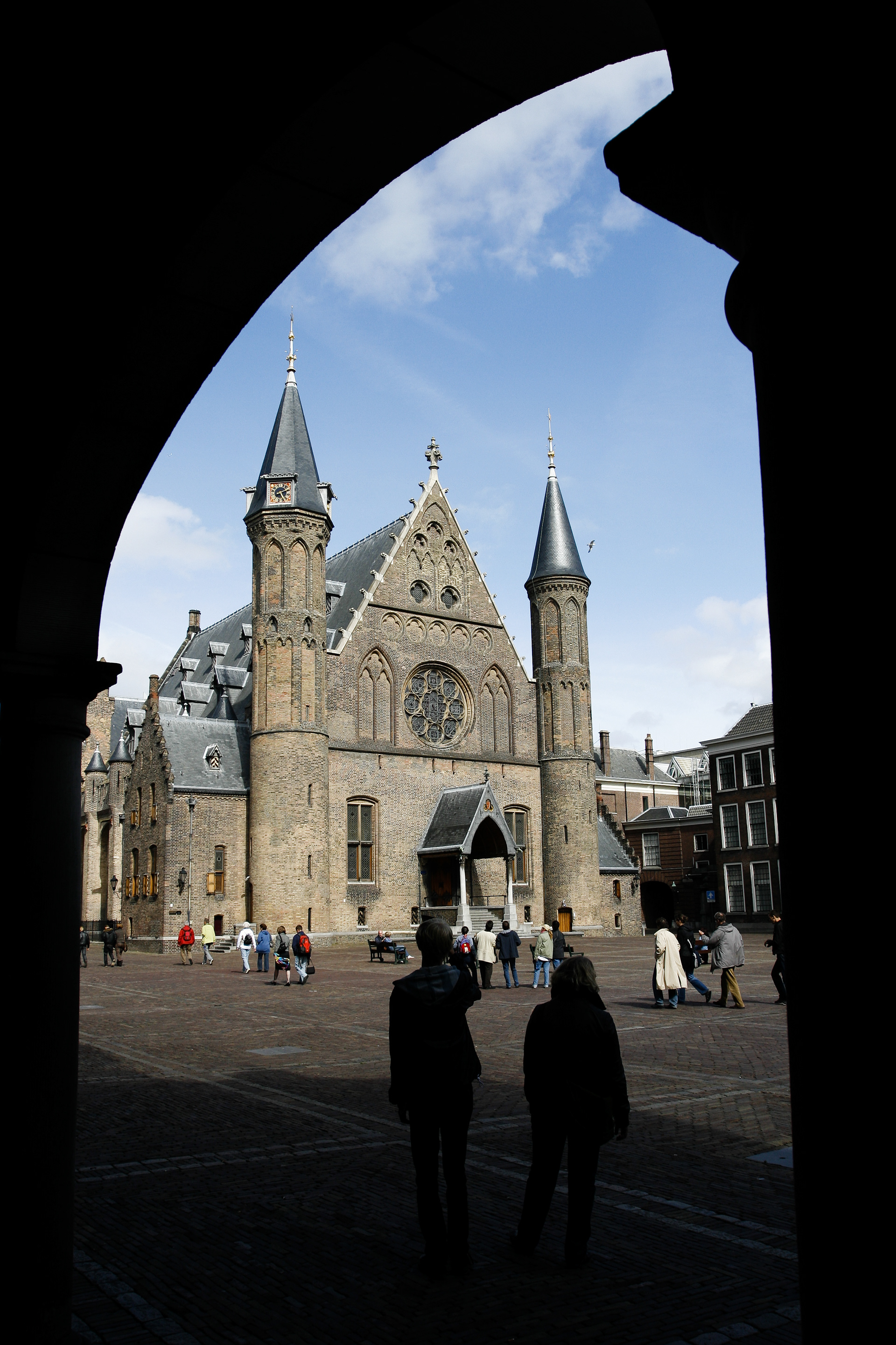 The Knight's Hall (Ridderzaal) inside the Binnenhof, July 2009.