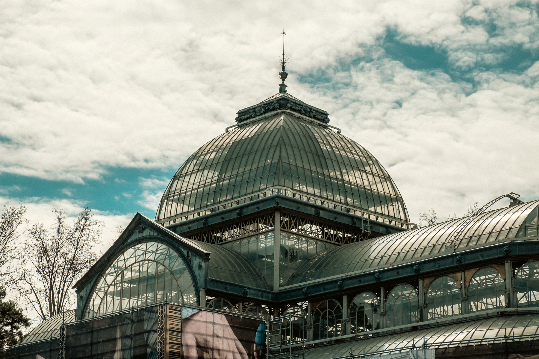 Palacio de Cristal, under renovation till at least 2027.