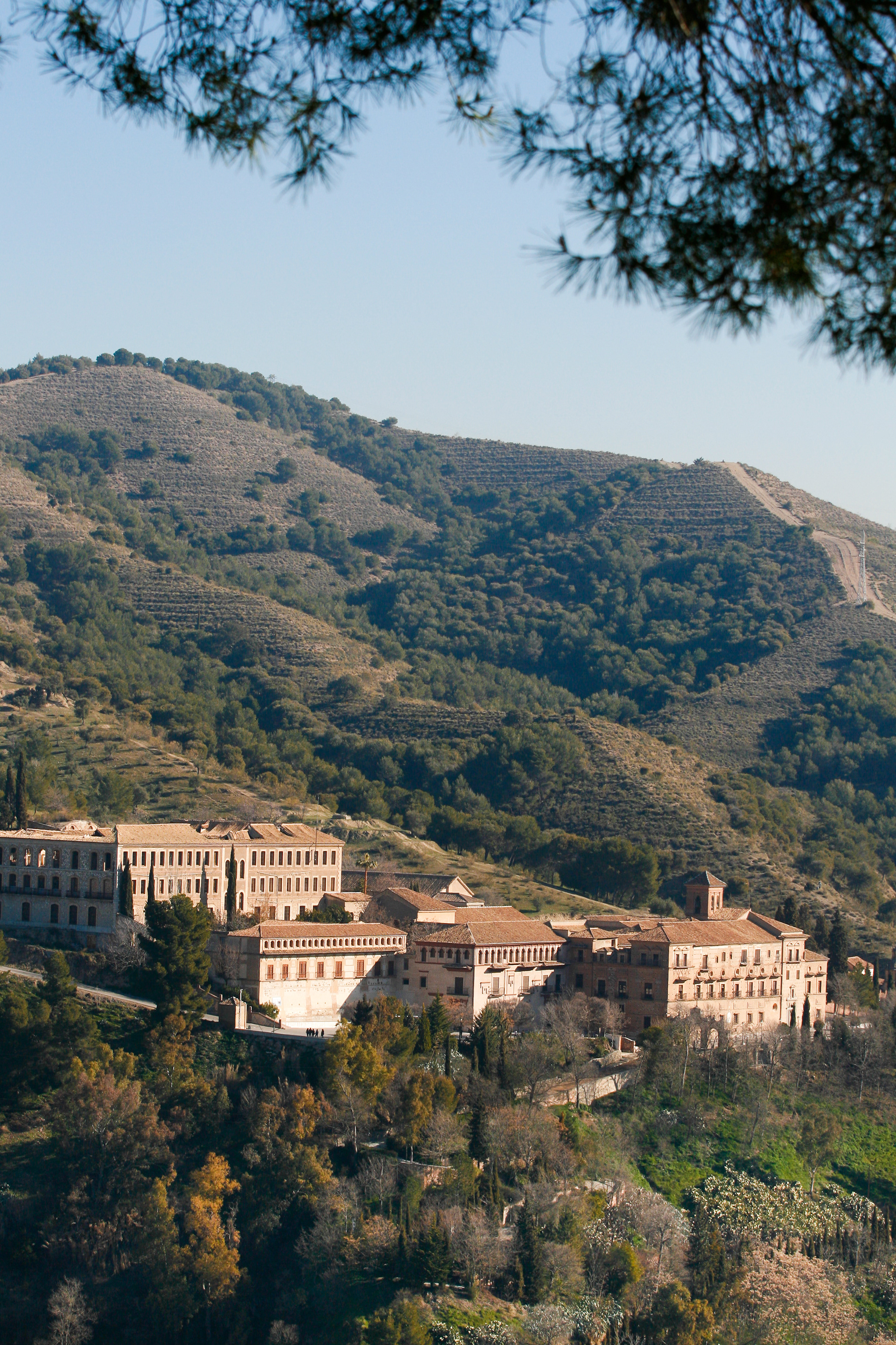 The Abadía del Sacromonte (abbey) in February 2018.