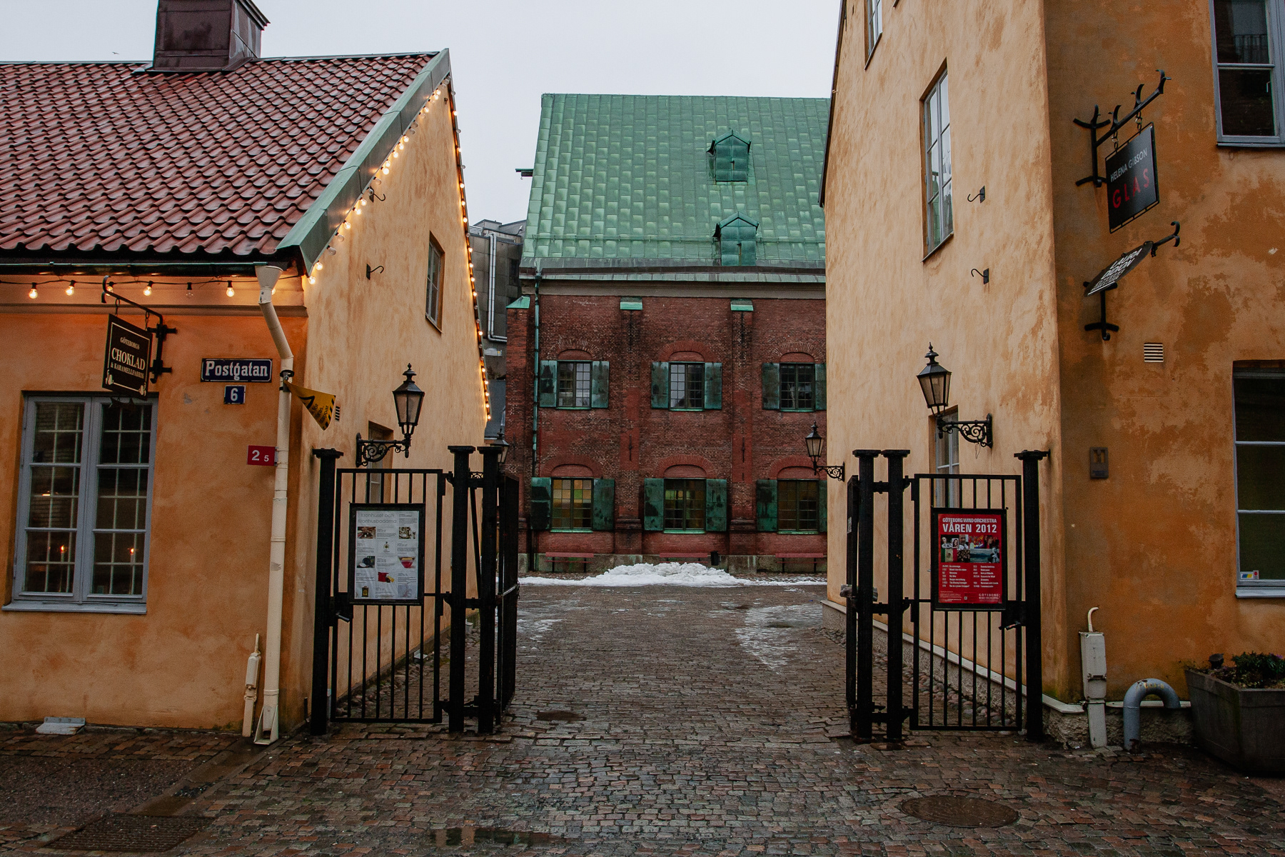 View at the Kronhuset, February 2012.