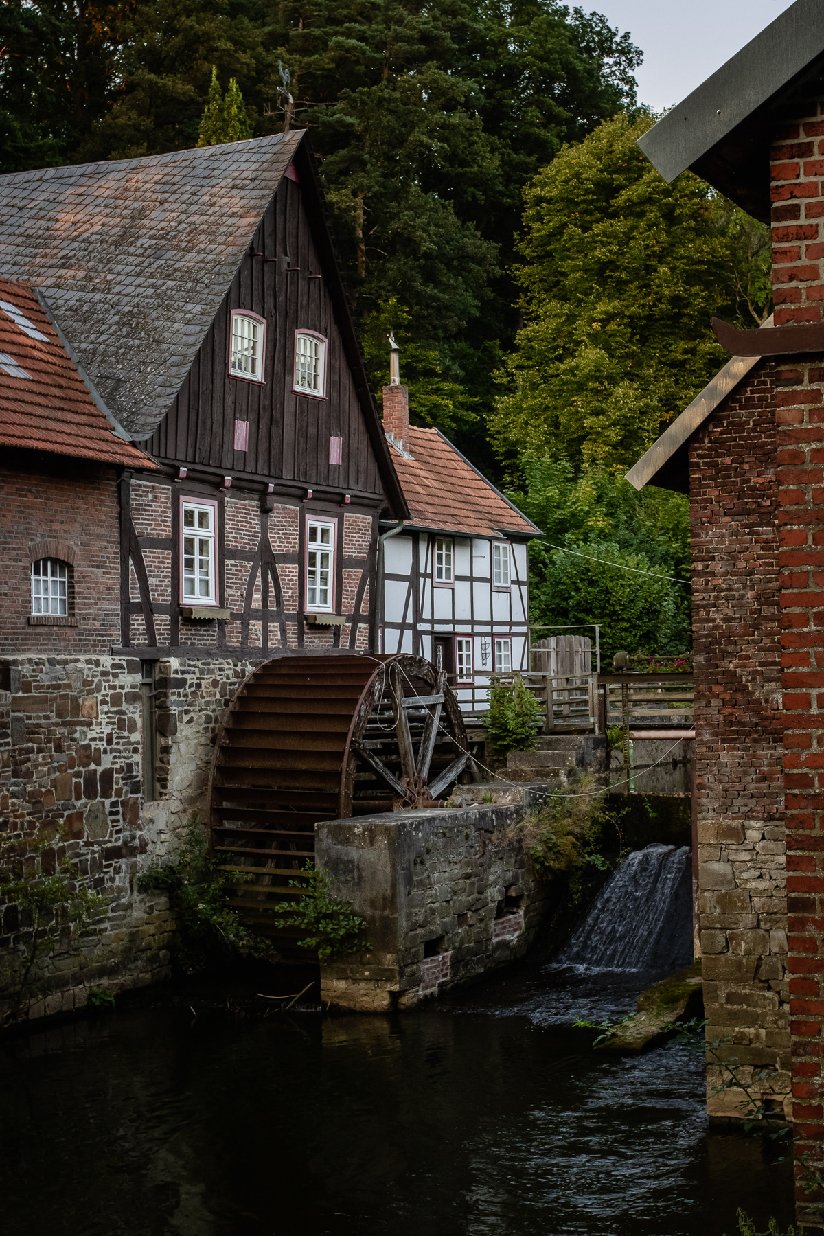 The watermill is a nice turnaround spot.