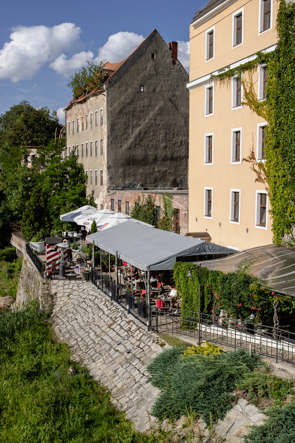 Riverside cafés in Zgorzelec