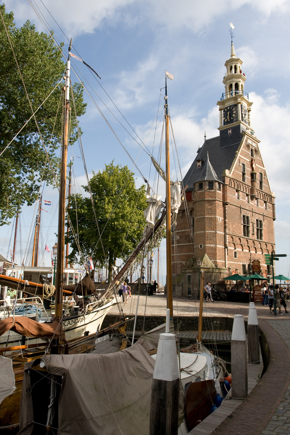 The former harbour control tower of Hoorn