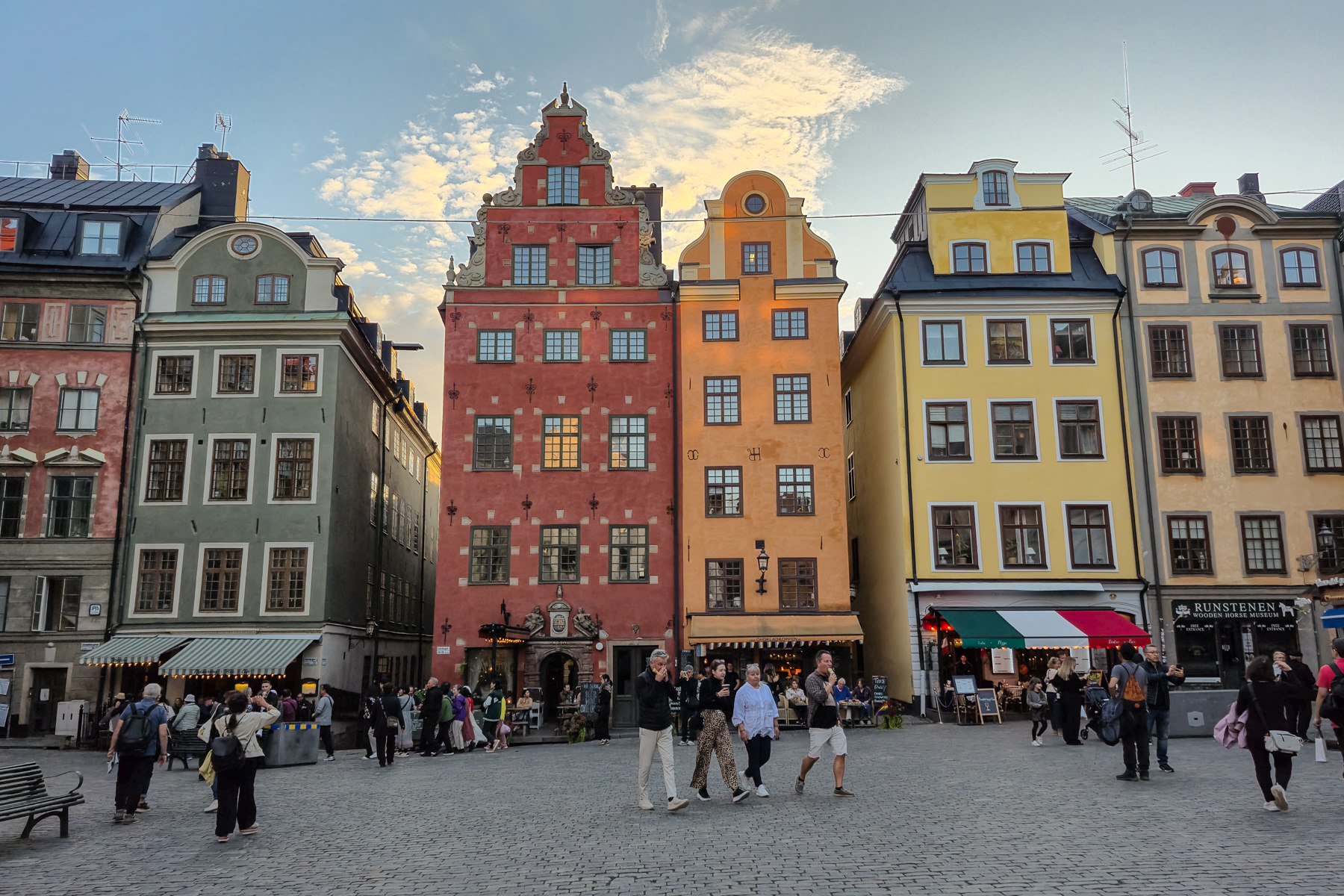 Stora torget, the main square of the Stockholm Old Town, September 2025.