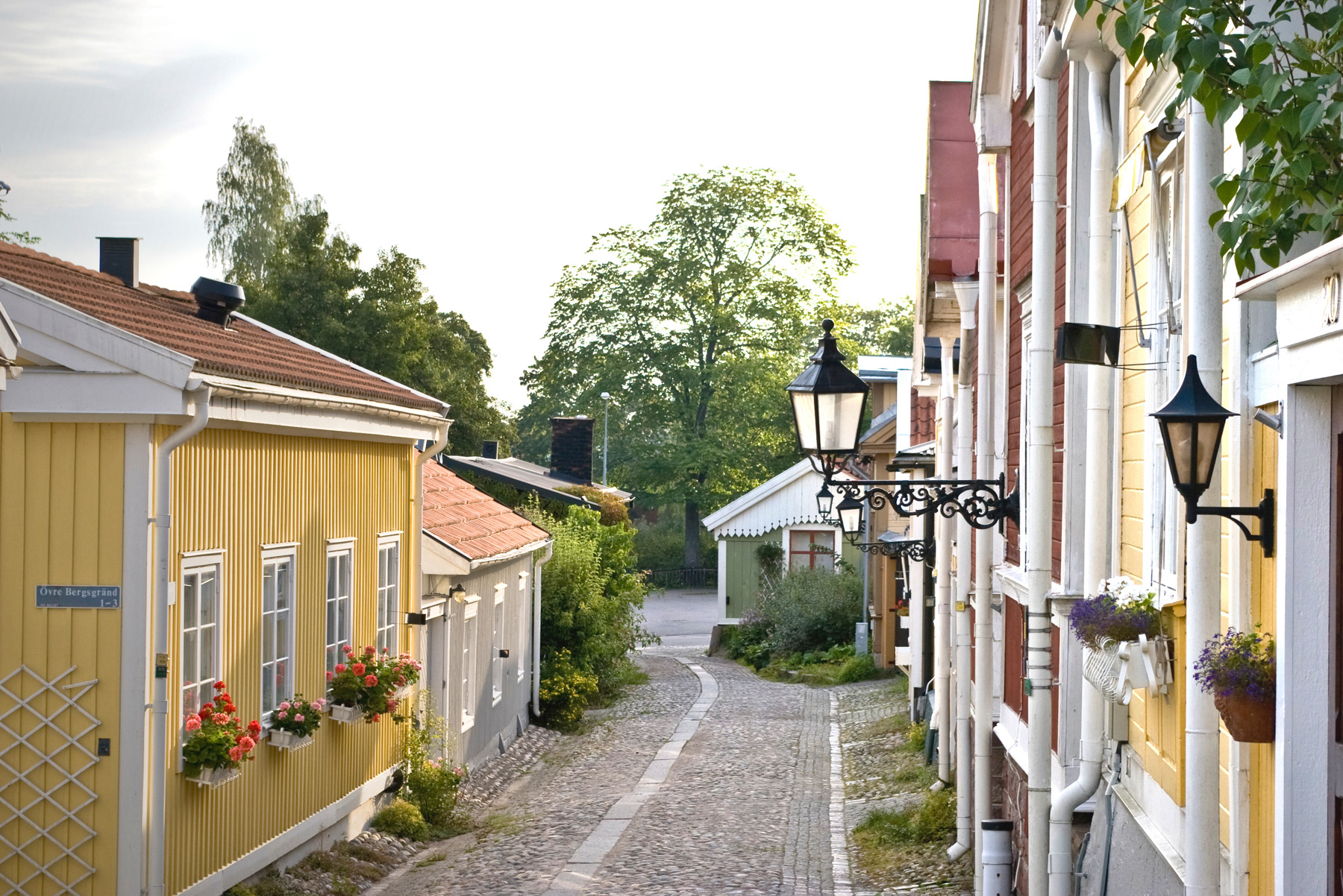 Gamla Gefle, the Old Town of Gävle,  August 2007.