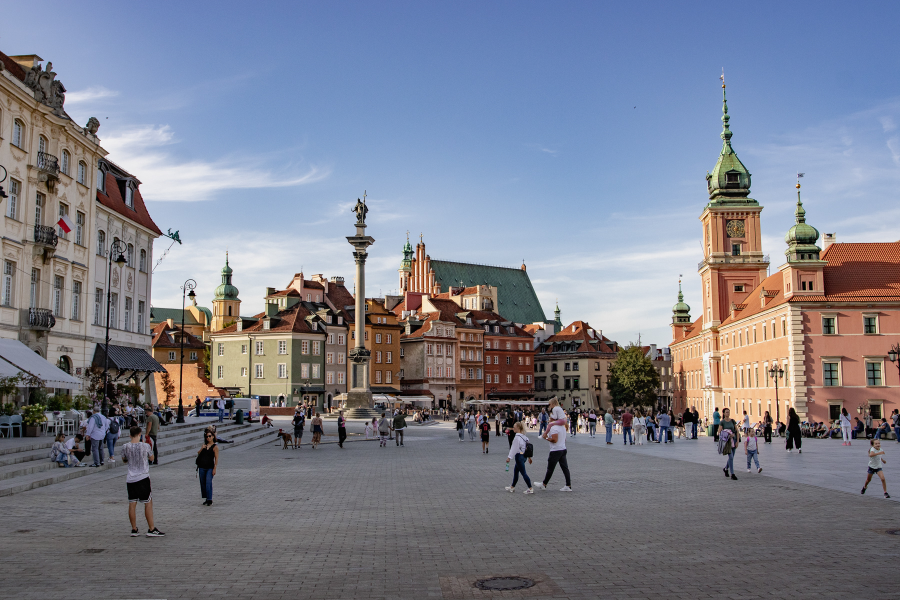 Plac Zamkowy, or Castle Square, August 2025.