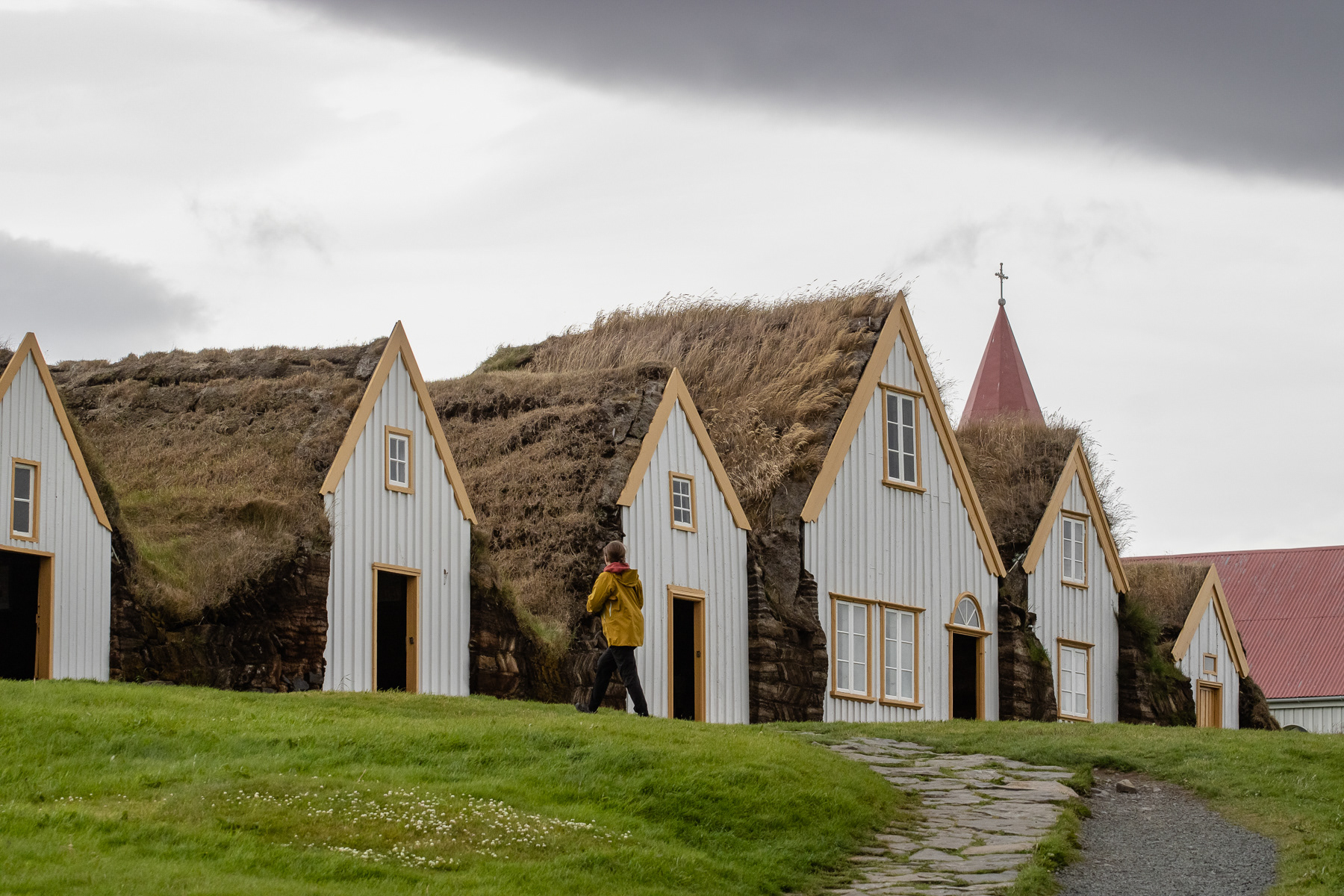 Glaumbær historic turf farm