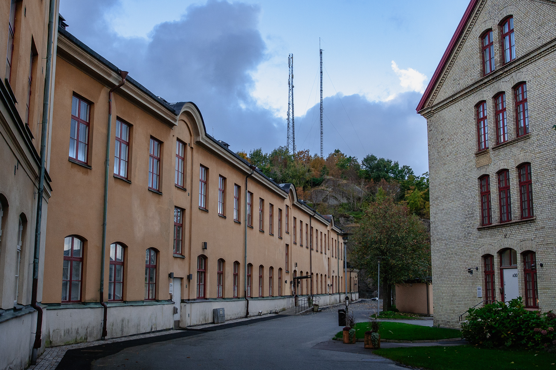 Former military buildings of Nya Varvet.