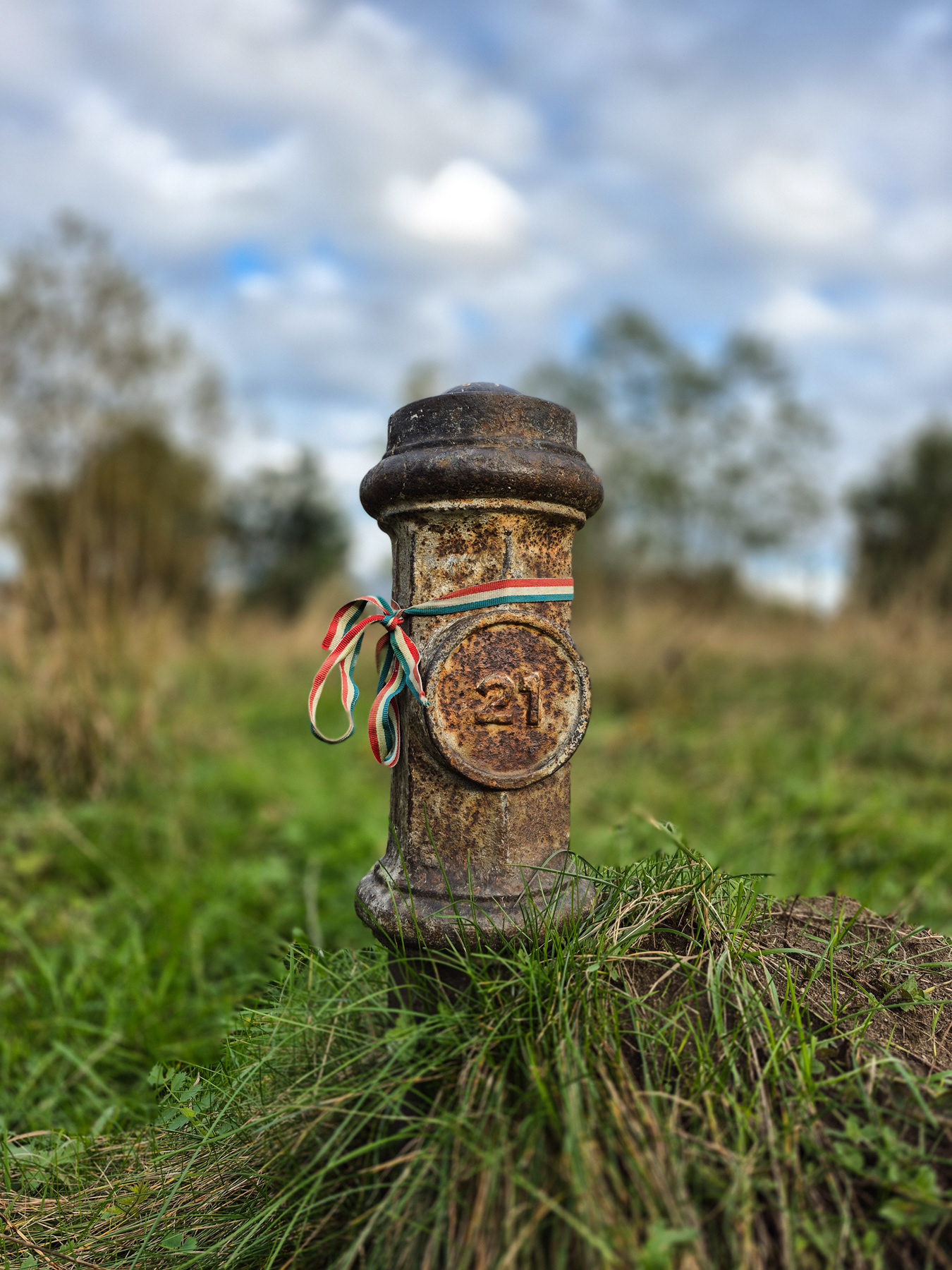 A rare find in Jurgów: a border mark of the old Kingdom of Hungary that ruled the region from the 11th Century to 1918..
